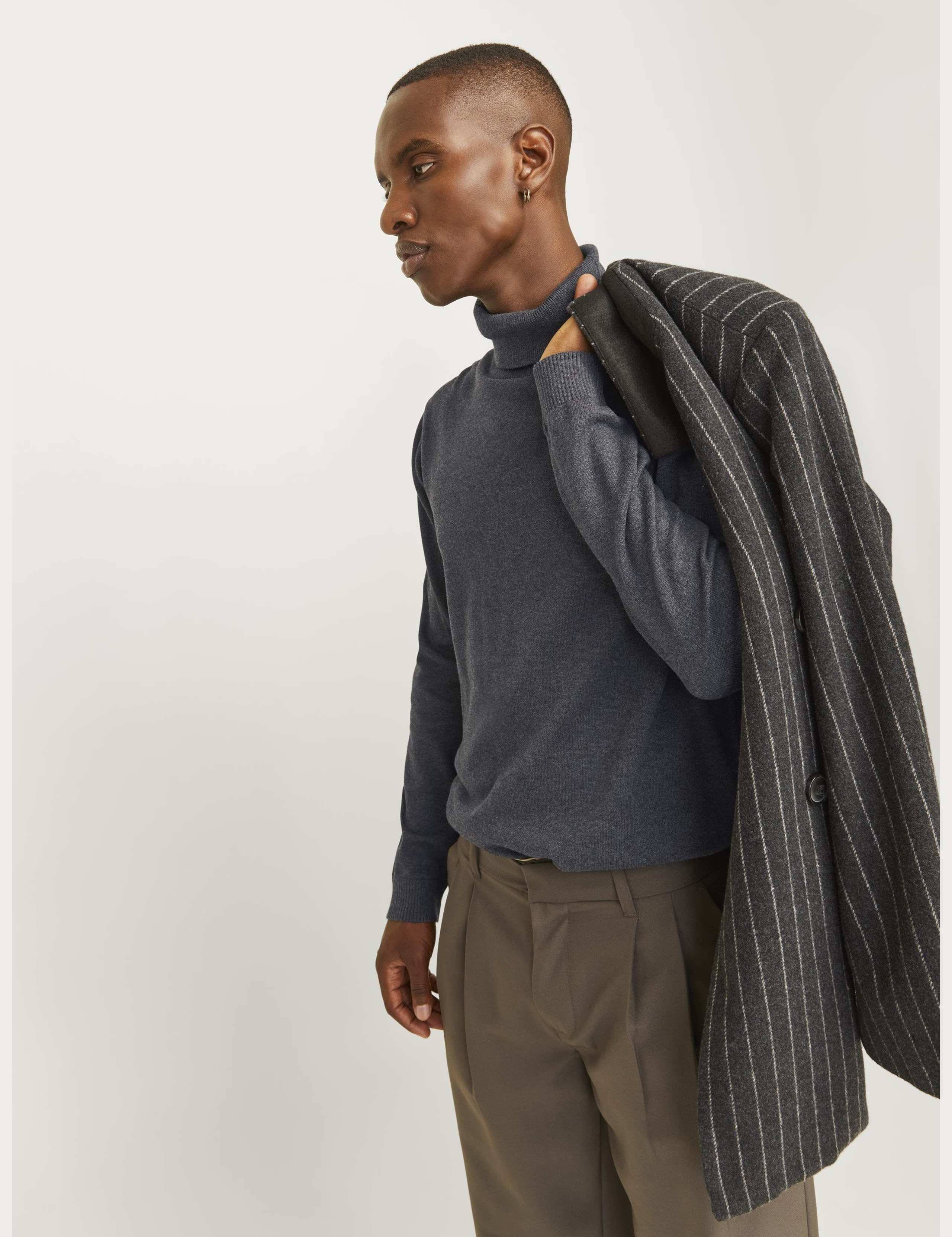 Pure Cotton Roll Neck Jumper 3 of 6