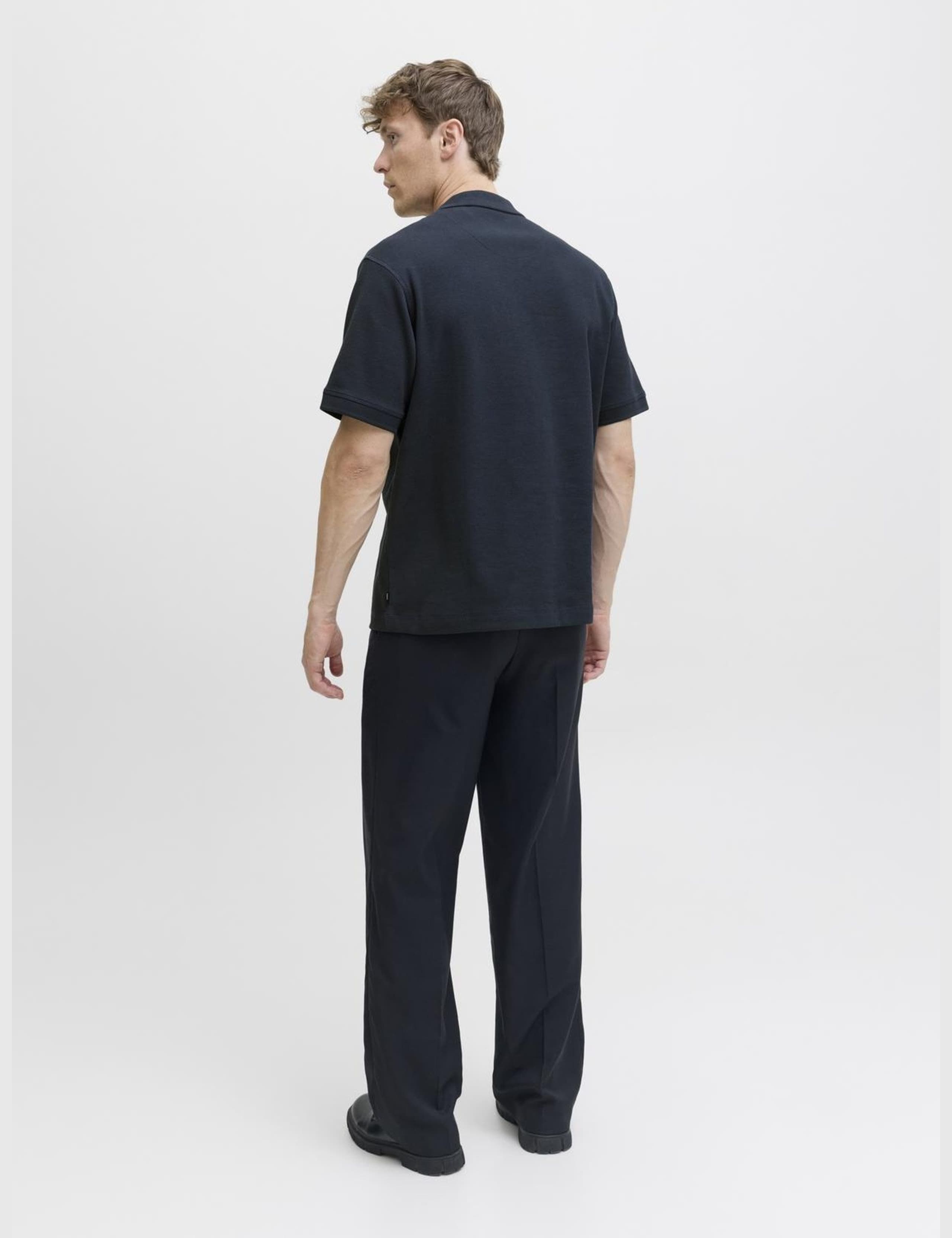 Cotton Rich Half Zip Polo Shirt 4 of 7