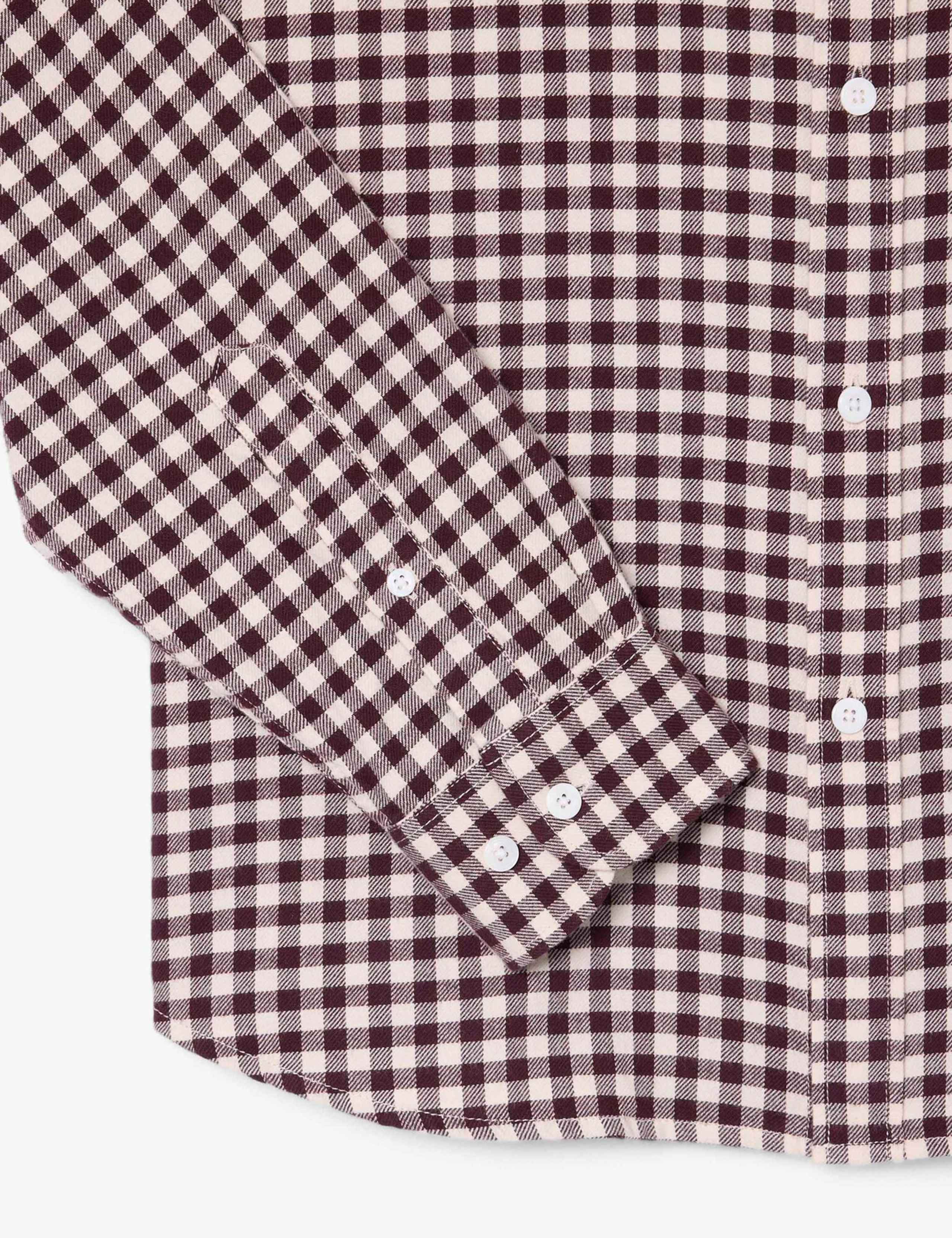 Pure Cotton Checked Flannel Shirt 4 of 4