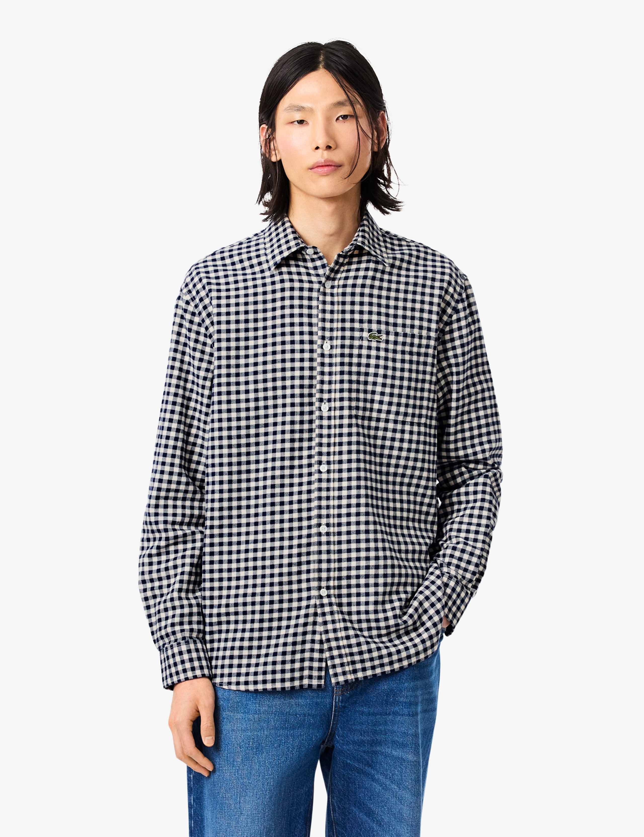 Pure Cotton Checked Flannel Shirt 1 of 6