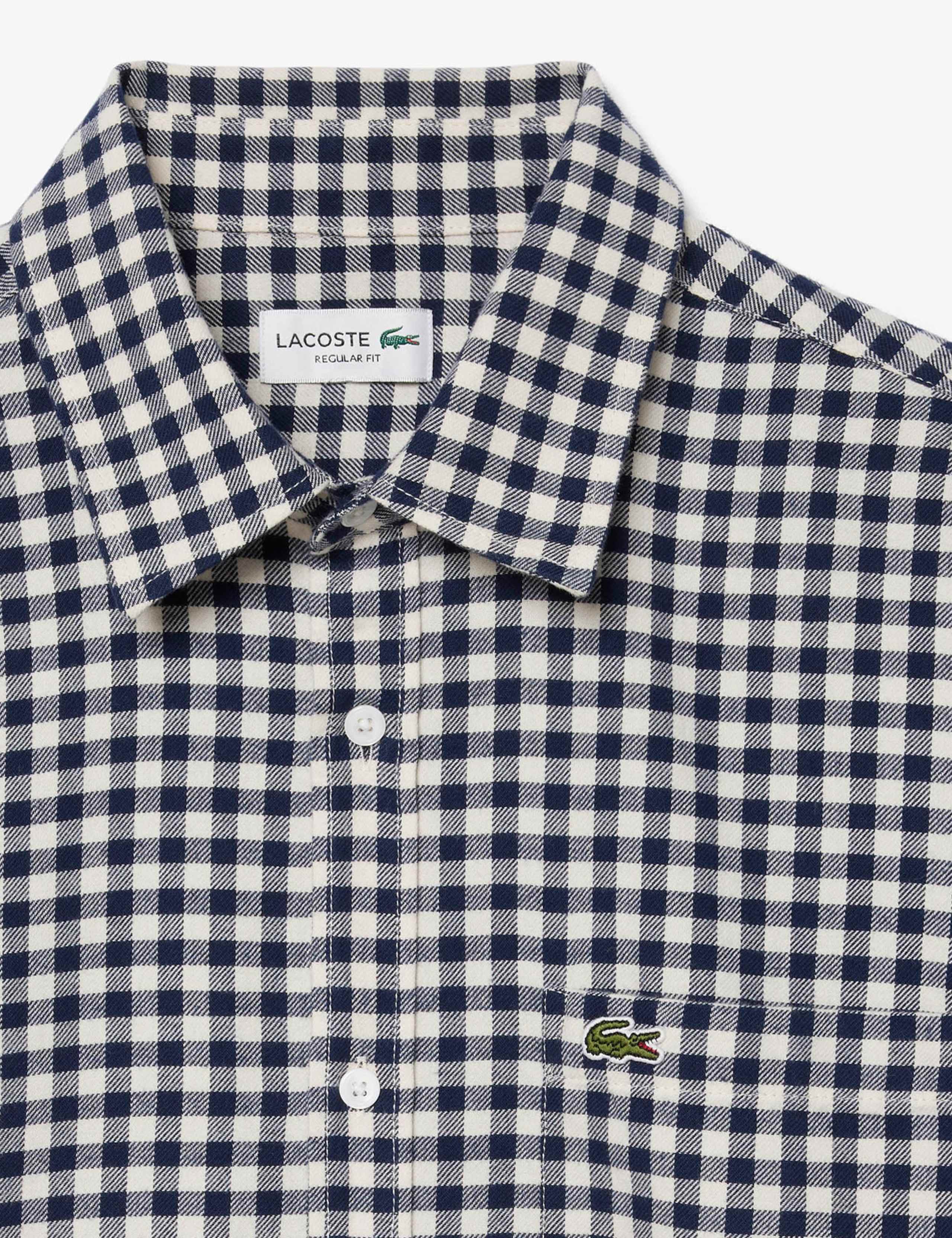 Pure Cotton Checked Flannel Shirt 5 of 6