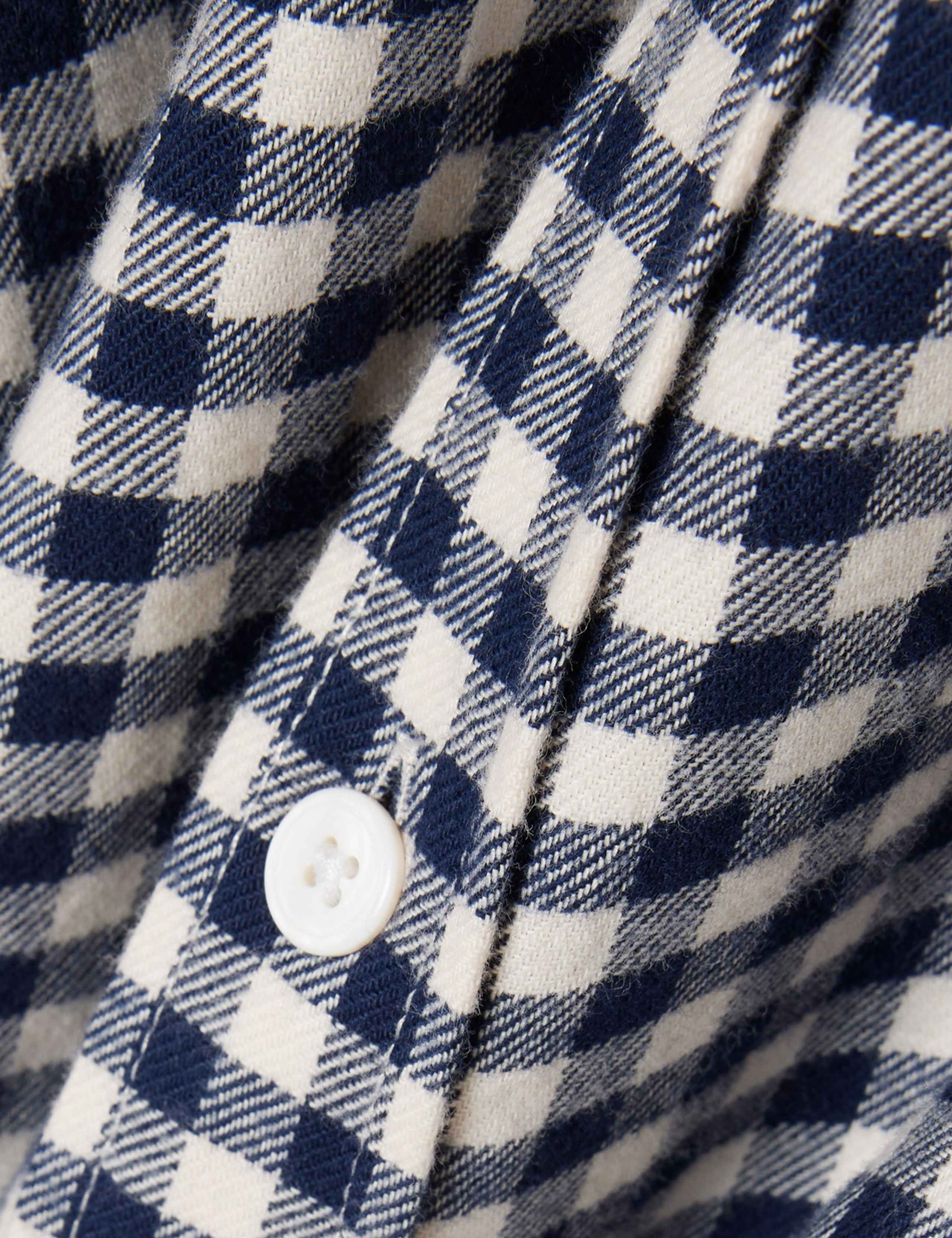 Pure Cotton Checked Flannel Shirt 6 of 6