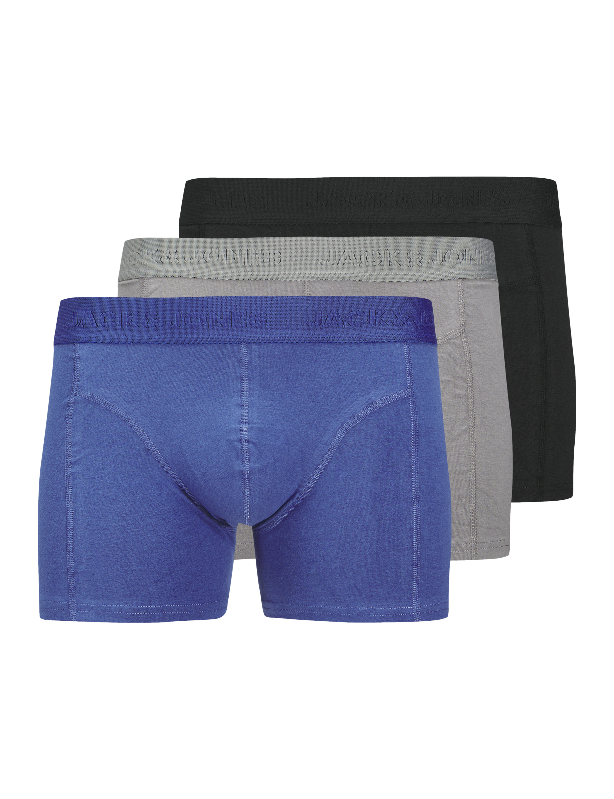 3 Pack Regular Fit Cotton Rich Trunks 1 of 7