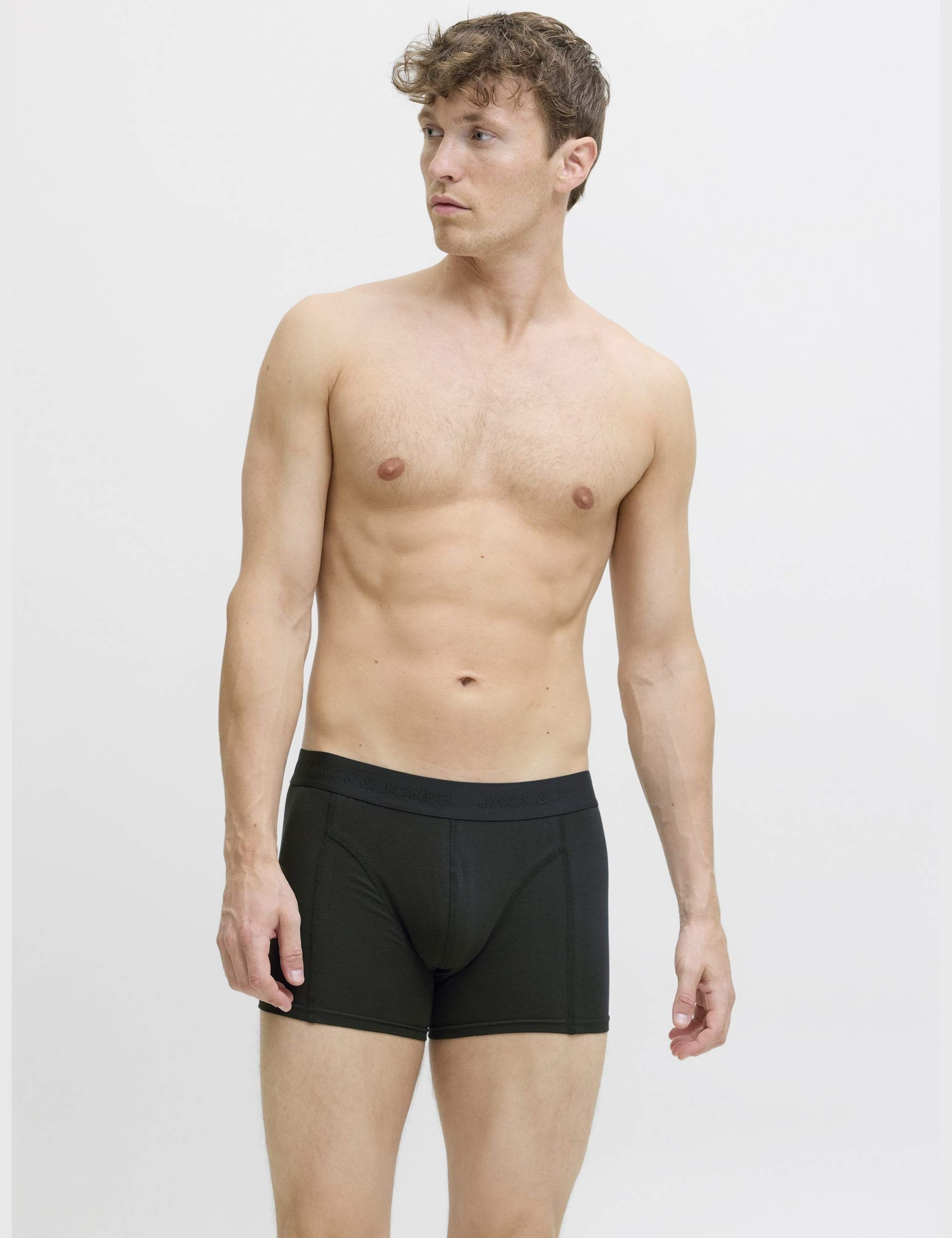 3 Pack Regular Fit Cotton Rich Trunks 2 of 7