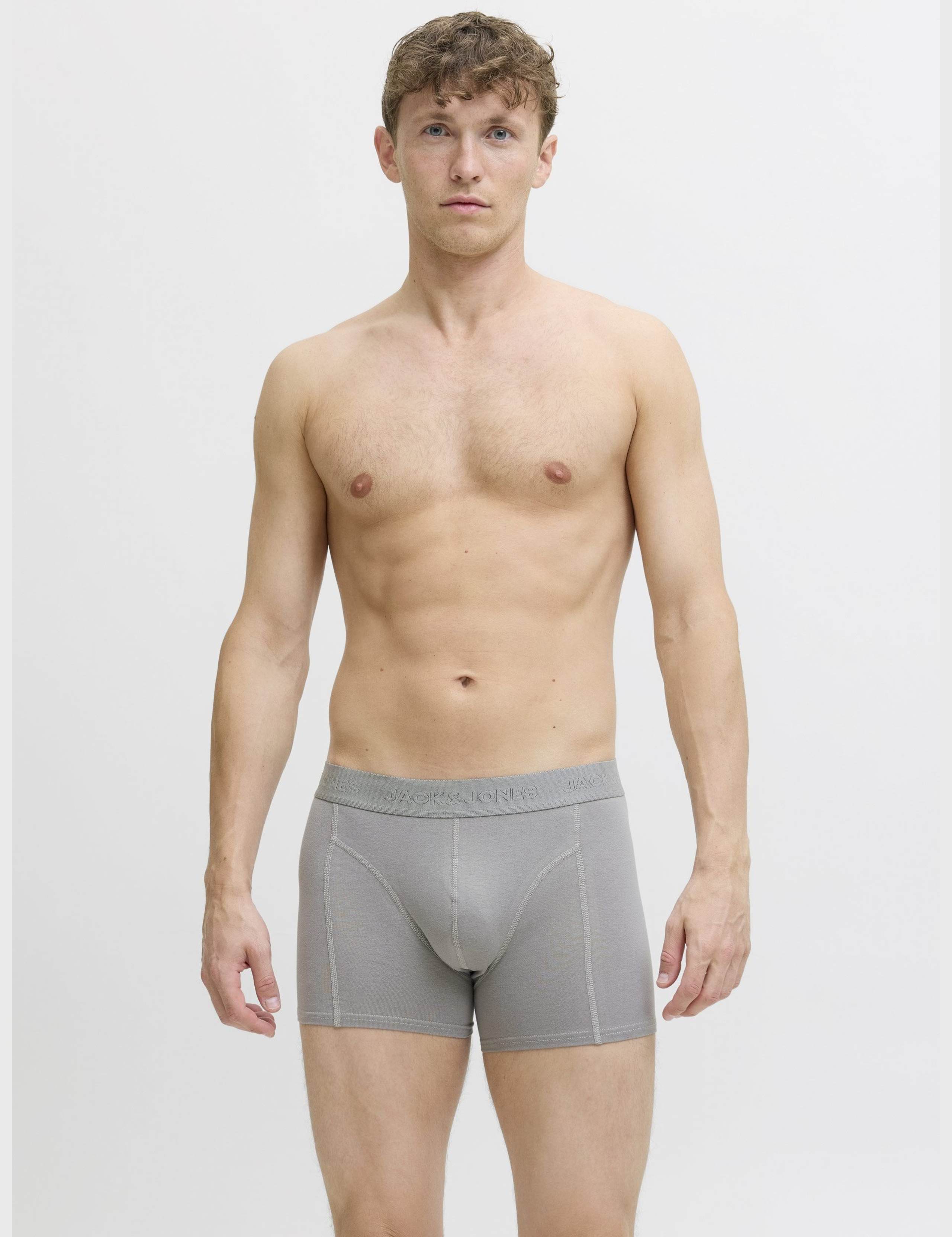3 Pack Regular Fit Cotton Rich Trunks 3 of 7