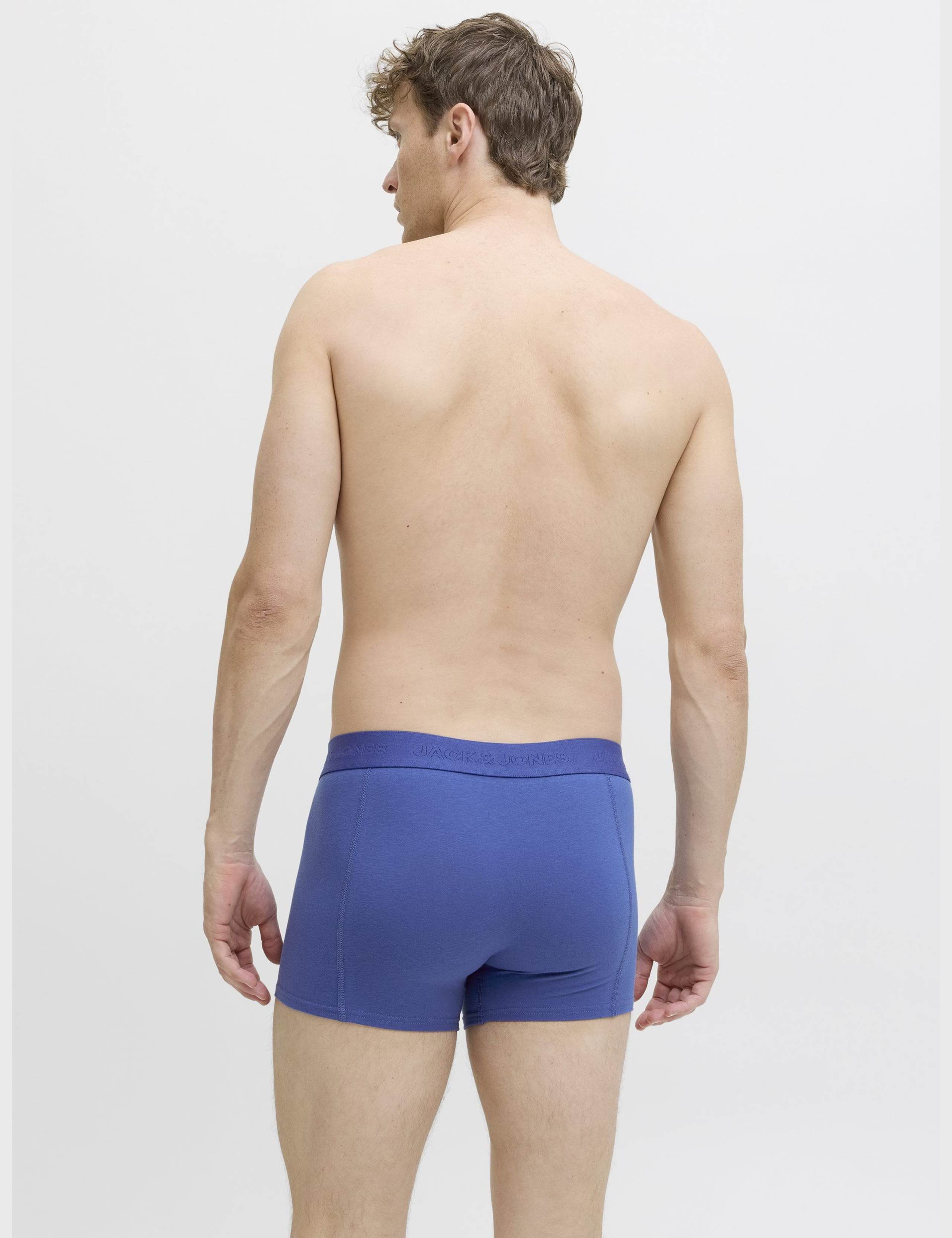 3pk Regular Fit Cotton Rich Trunks 5 of 7