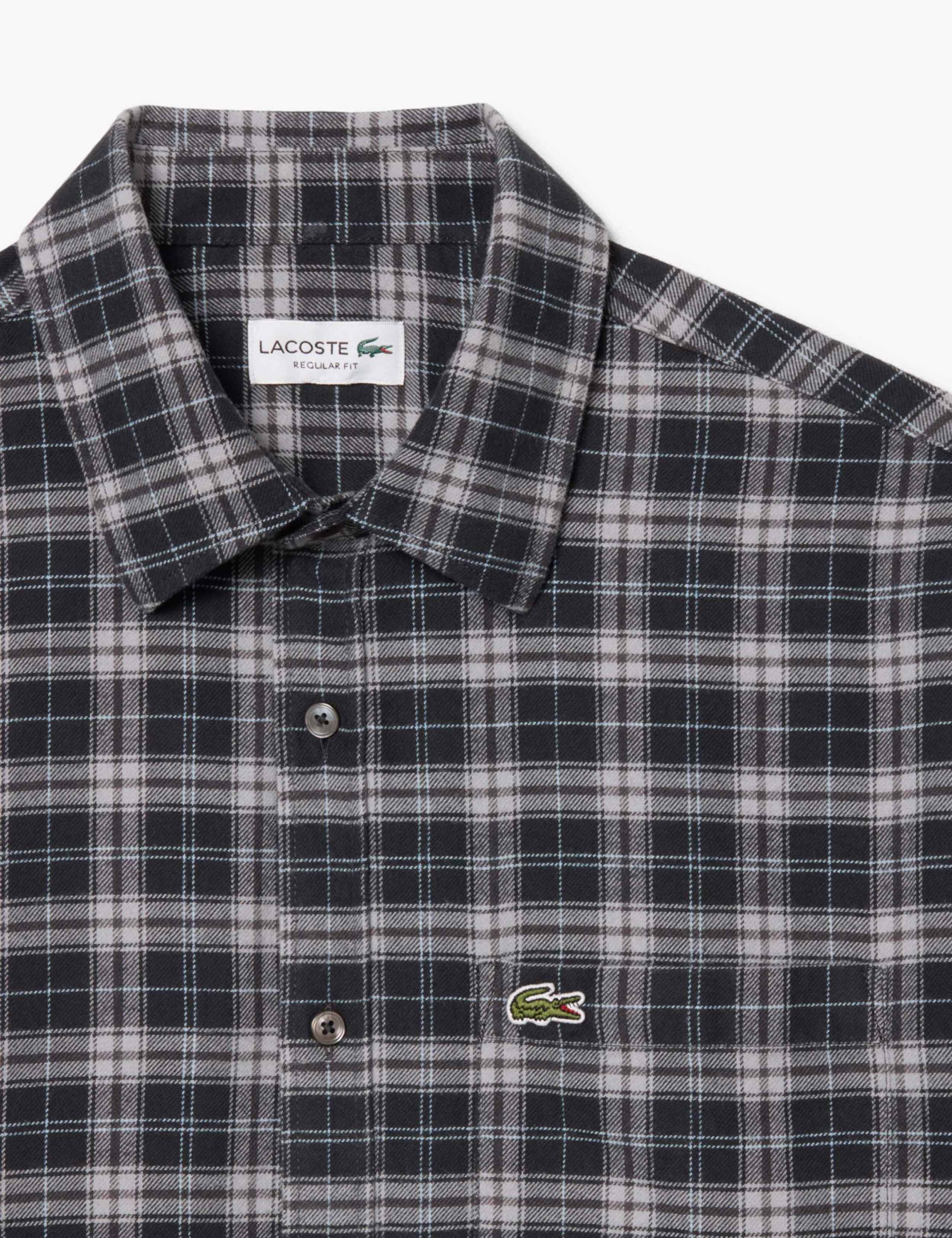 Regular Fit Pure Cotton Plaid Flannel Shirt 2 of 4
