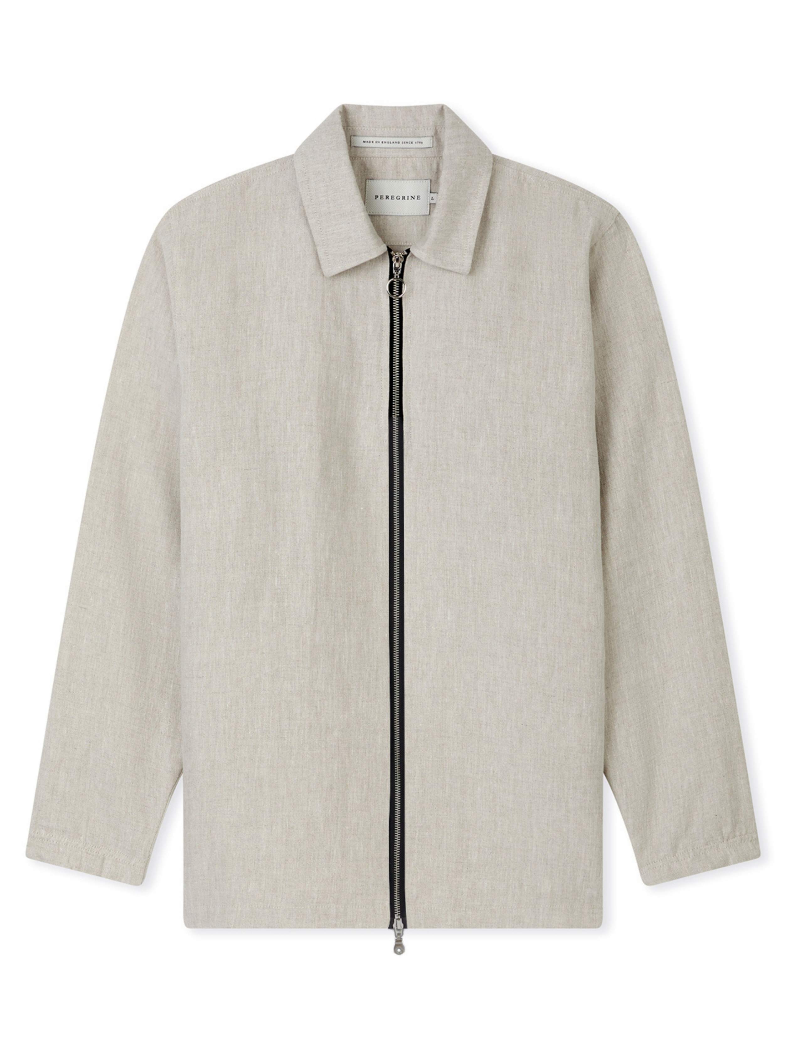 Pure Linen Bomber Jacket 2 of 6