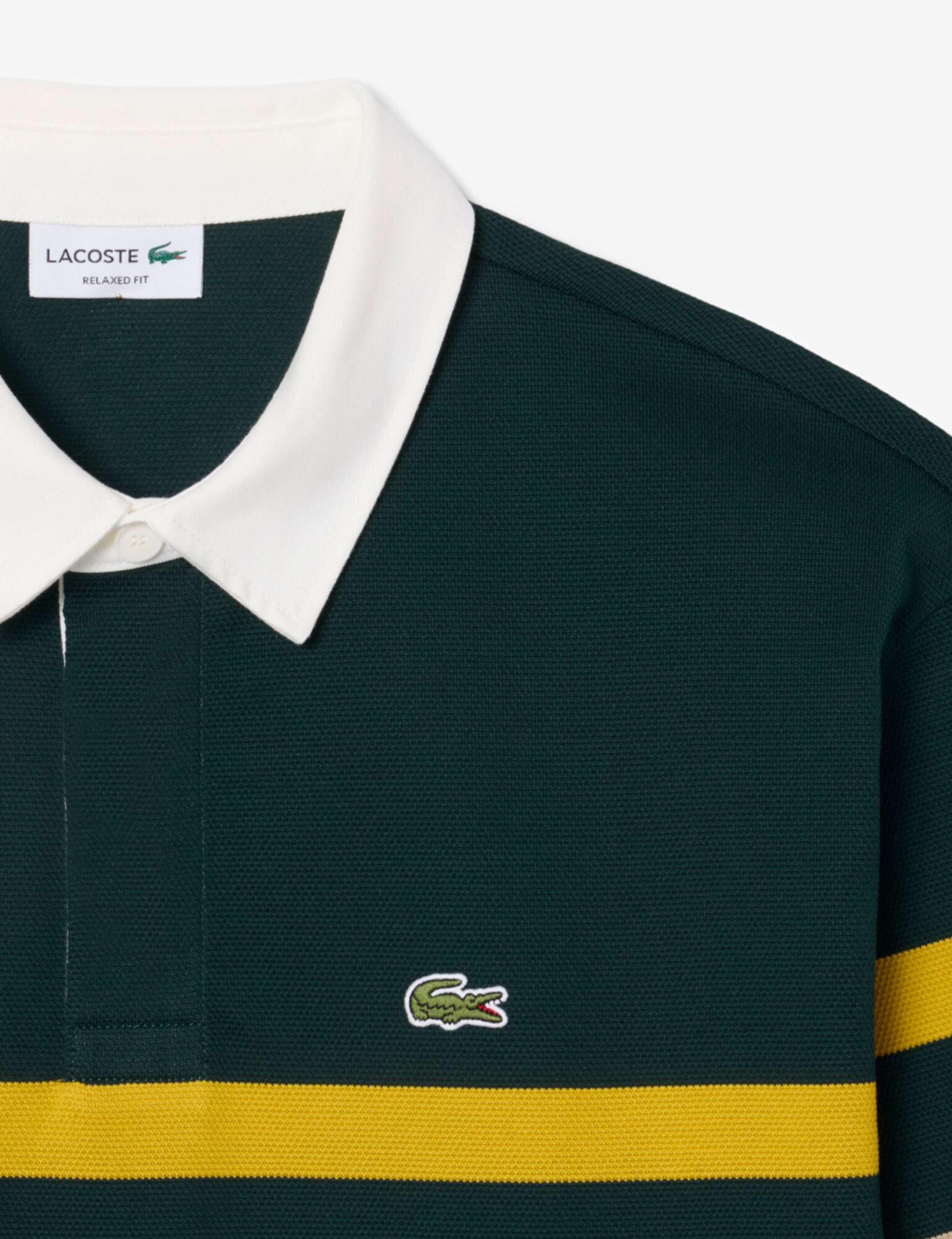 Pure Cotton Pique Striped Rugby Shirt 4 of 6