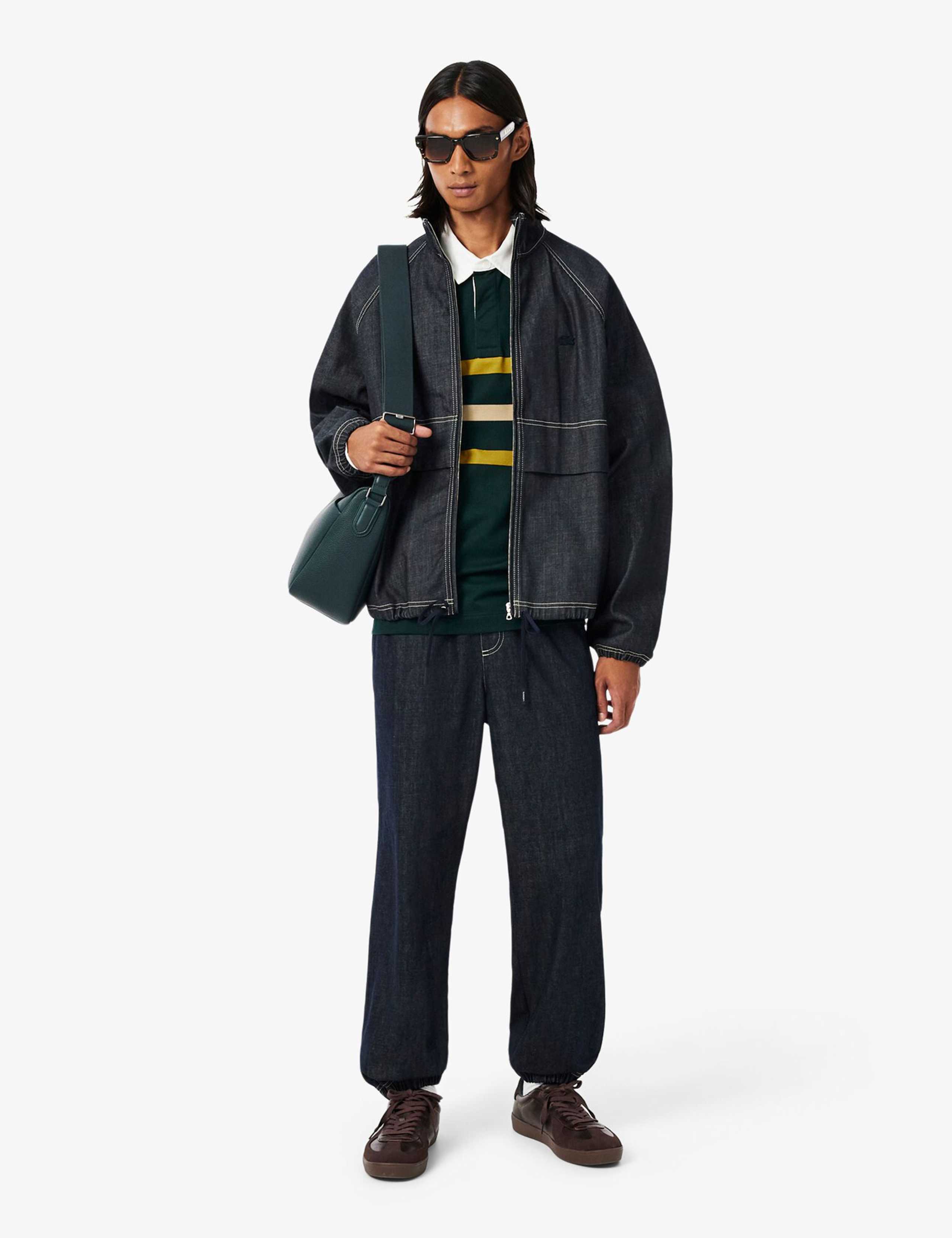 Pure Cotton Pique Striped Rugby Shirt 6 of 6