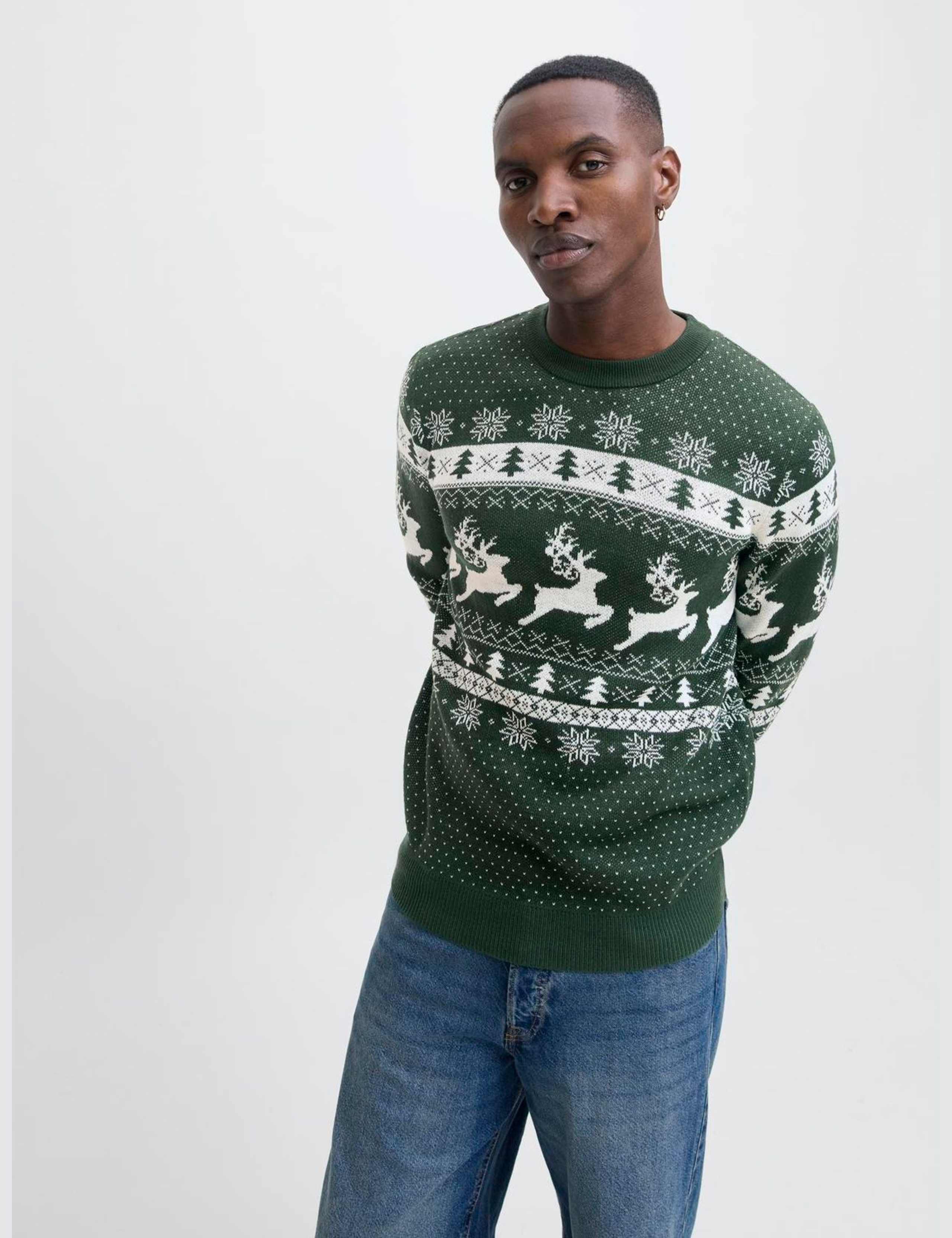 Christmas Fair Isle Crew Neck Jumper 4 of 5