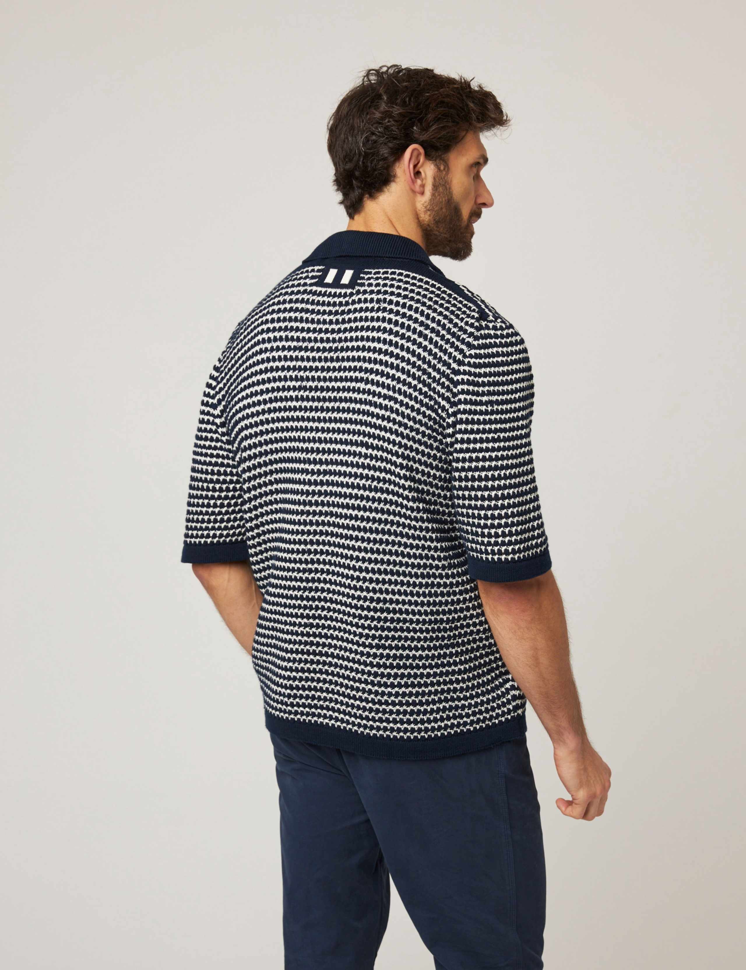 Pure Cotton Knitted Polo Shirt 4 of 6