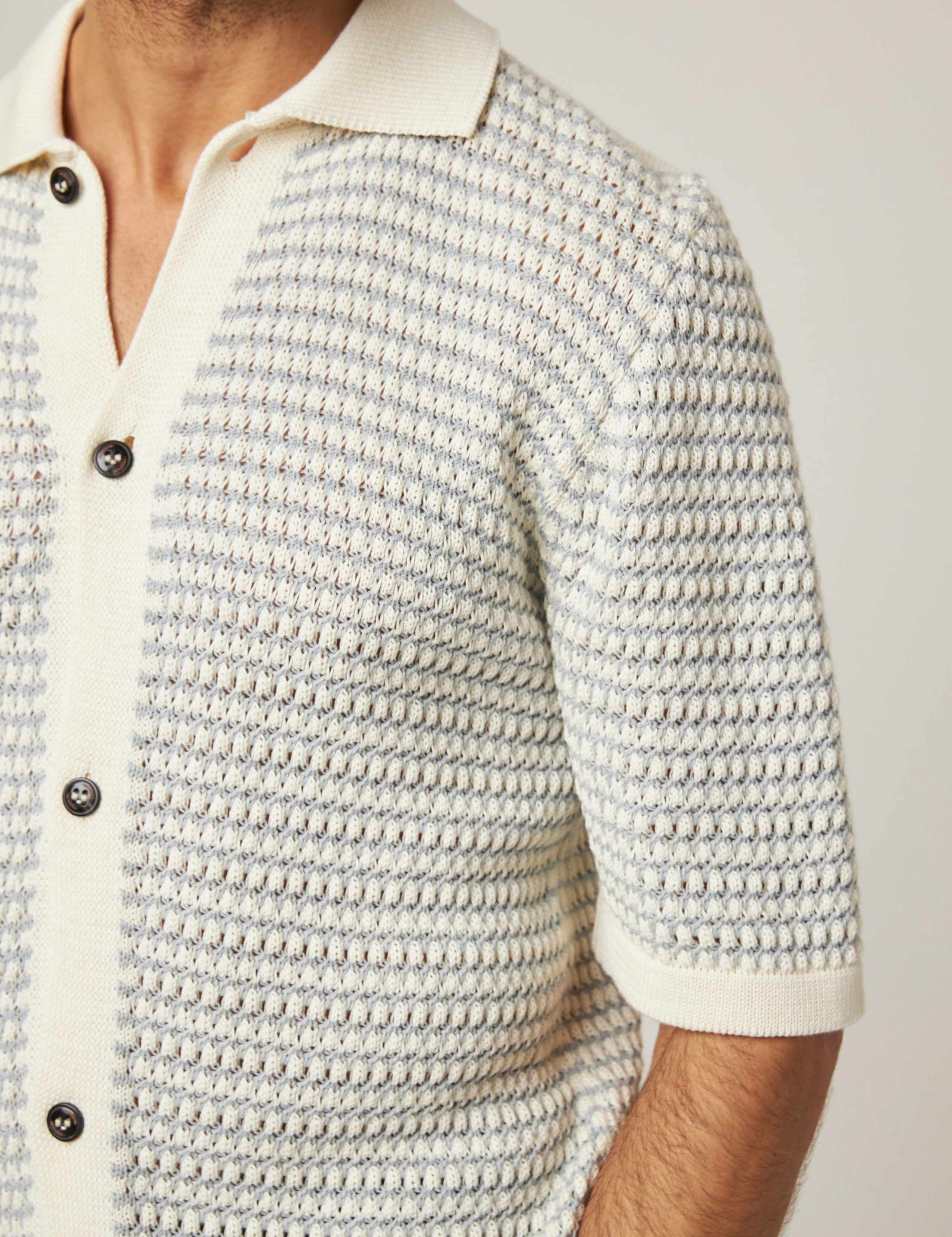 Pure Cotton Knitted Polo Shirt 6 of 6