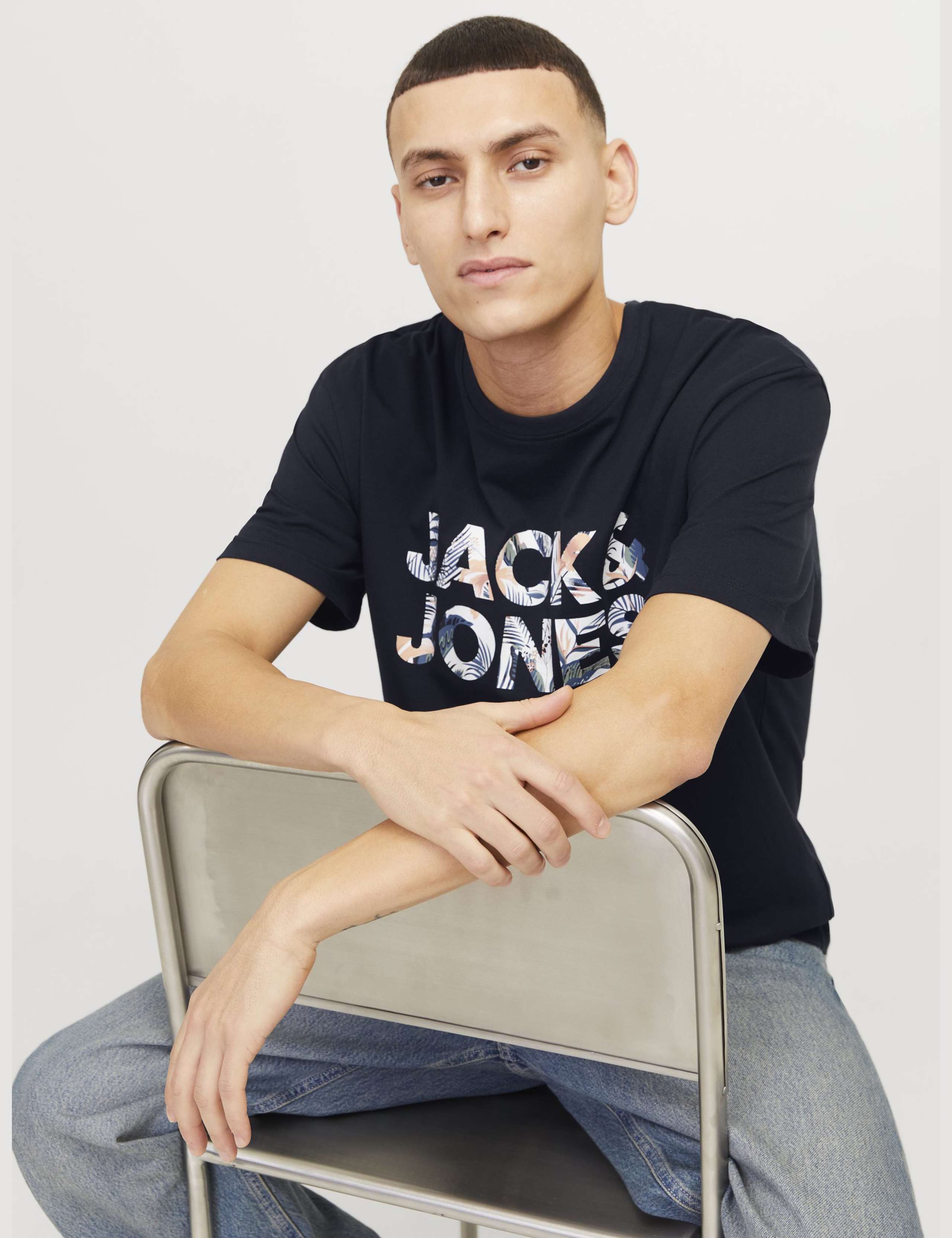 Pure Cotton Crew Neck Logo Graphic T-Shirt 6 of 8