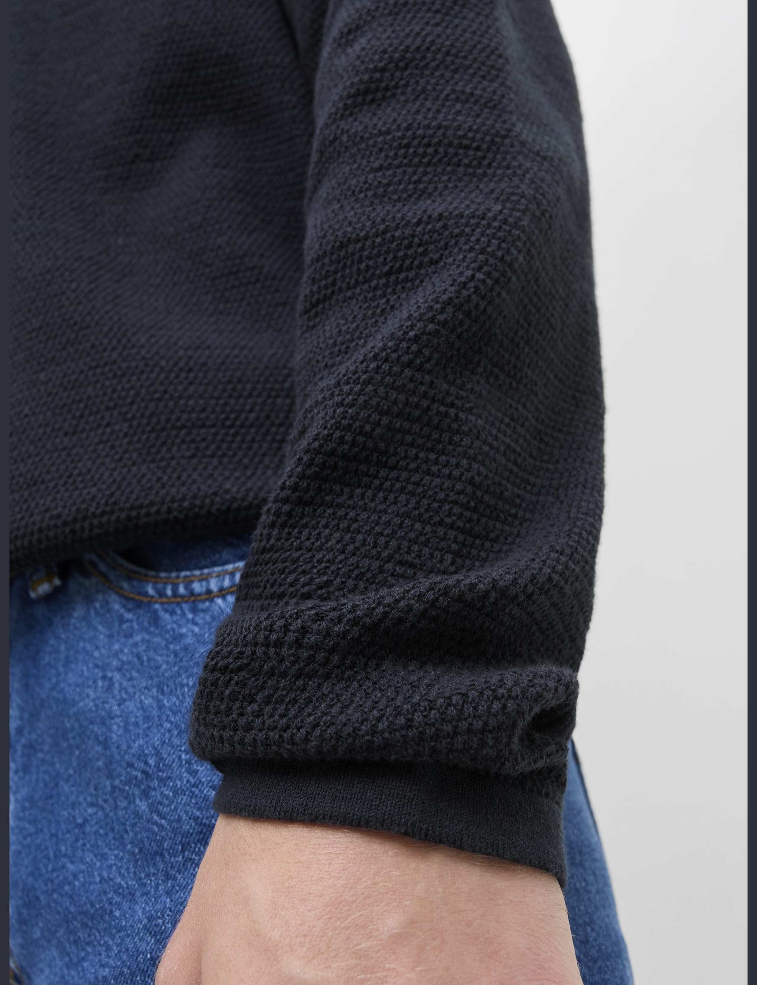 Cotton Rich Textured Knitted Polo Shirt 6 of 6