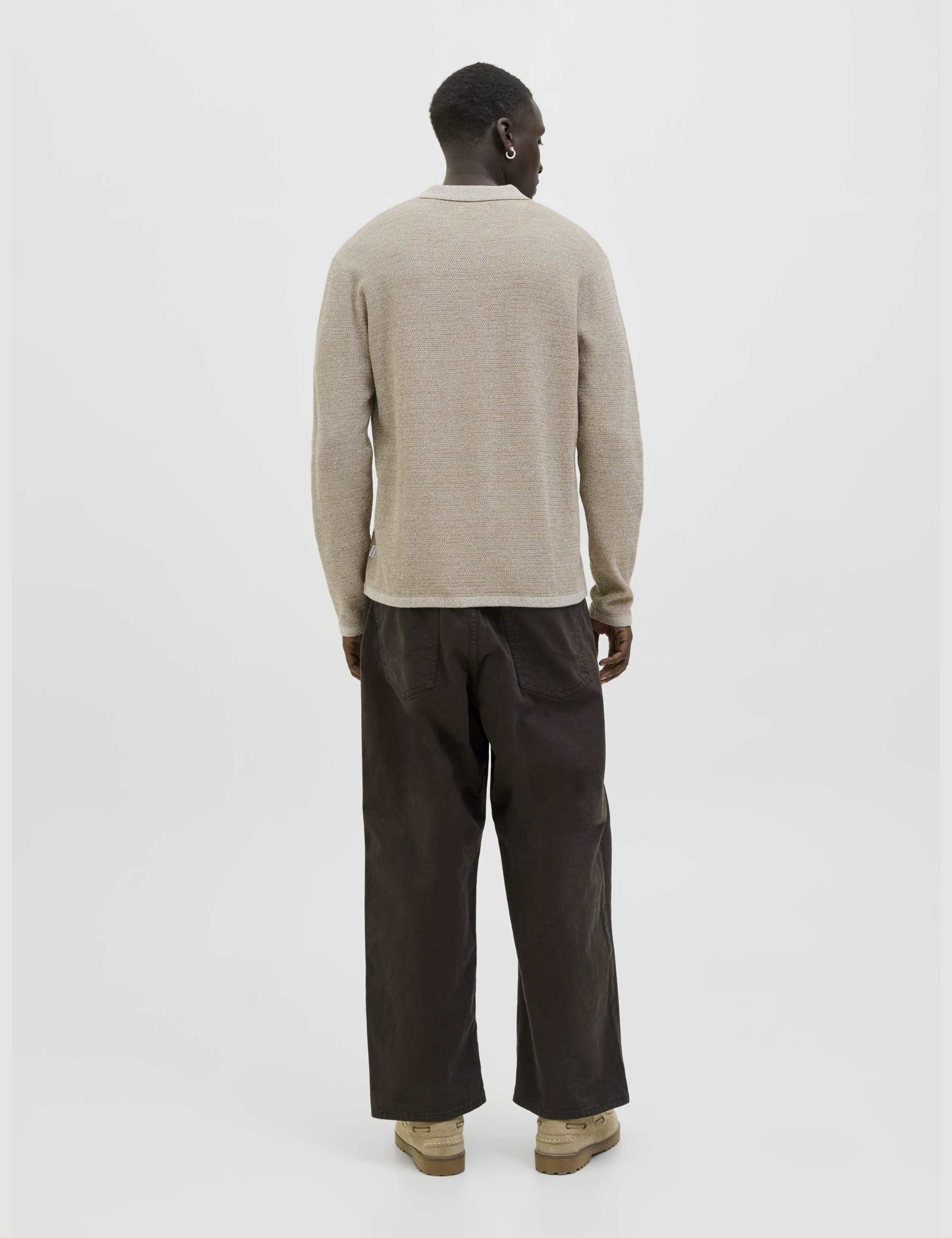 Cotton Rich Textured Knitted Polo Shirt 5 of 5