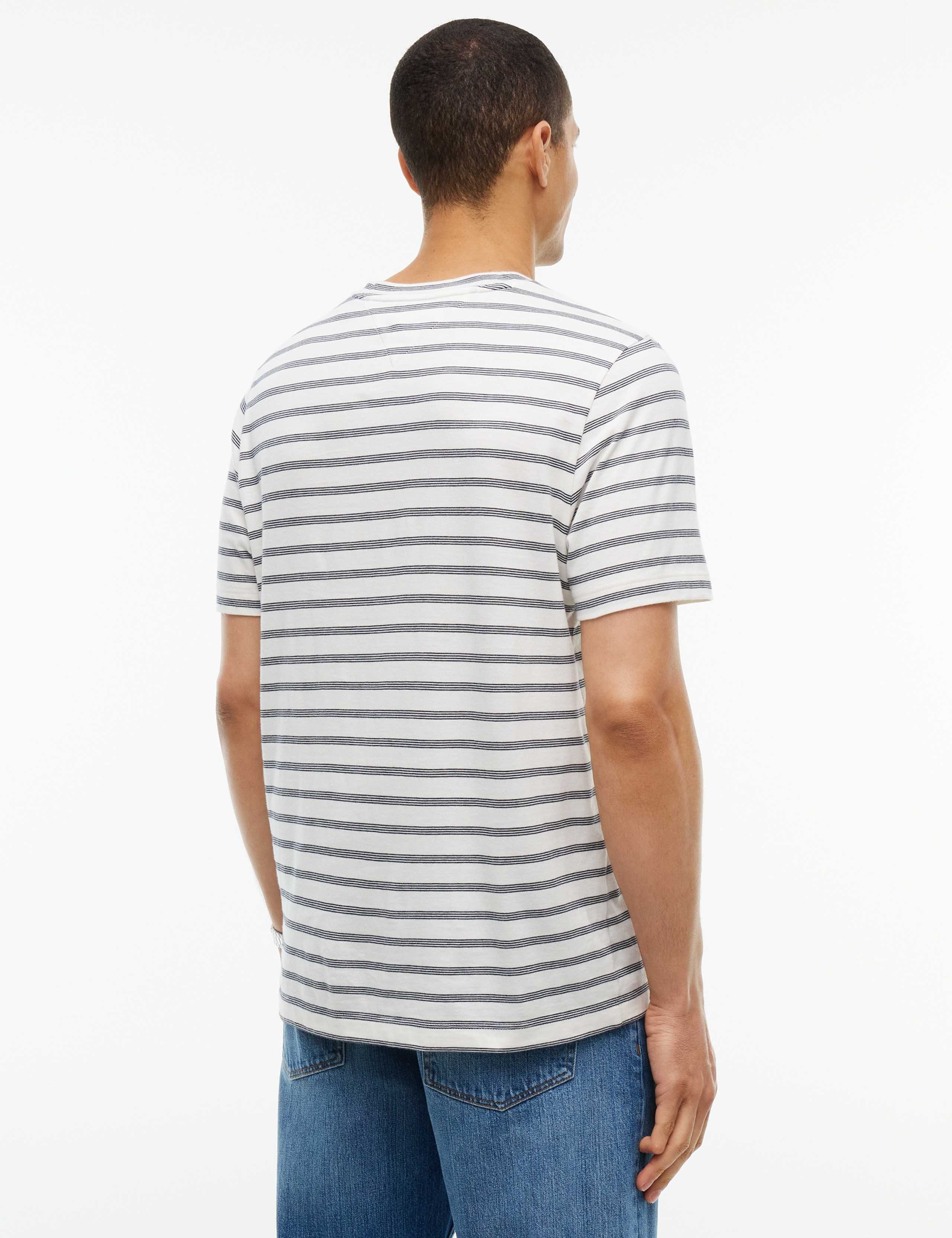 Pure Cotton Striped T-Shirt 4 of 5