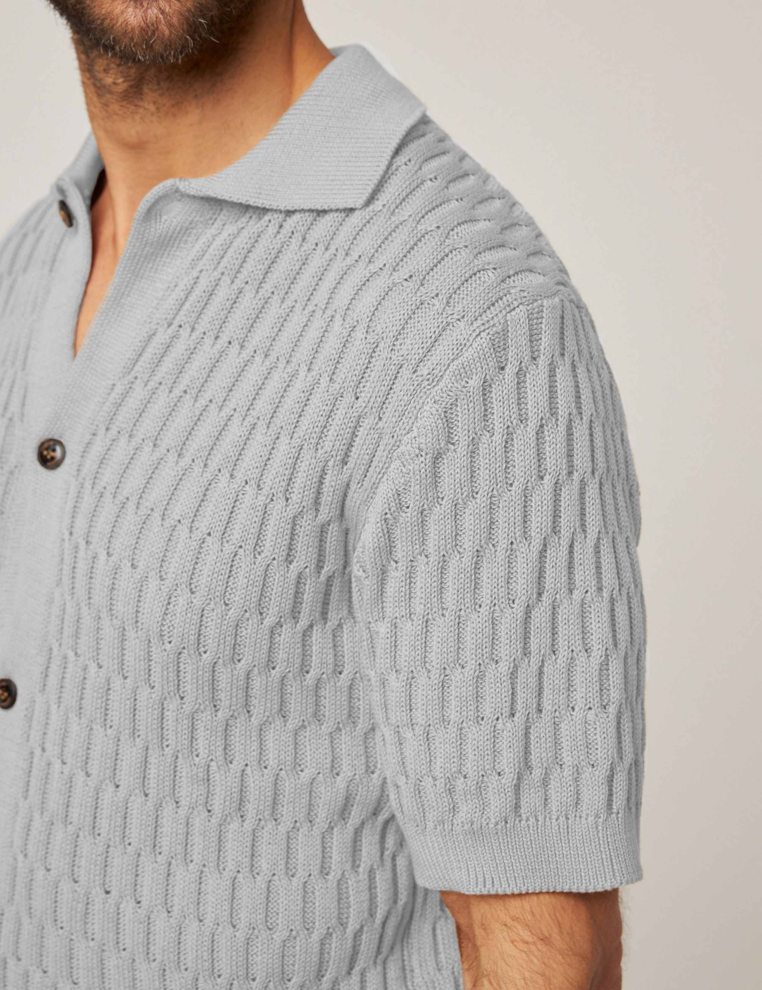 Pure Cotton Textured Shirt 6 of 6