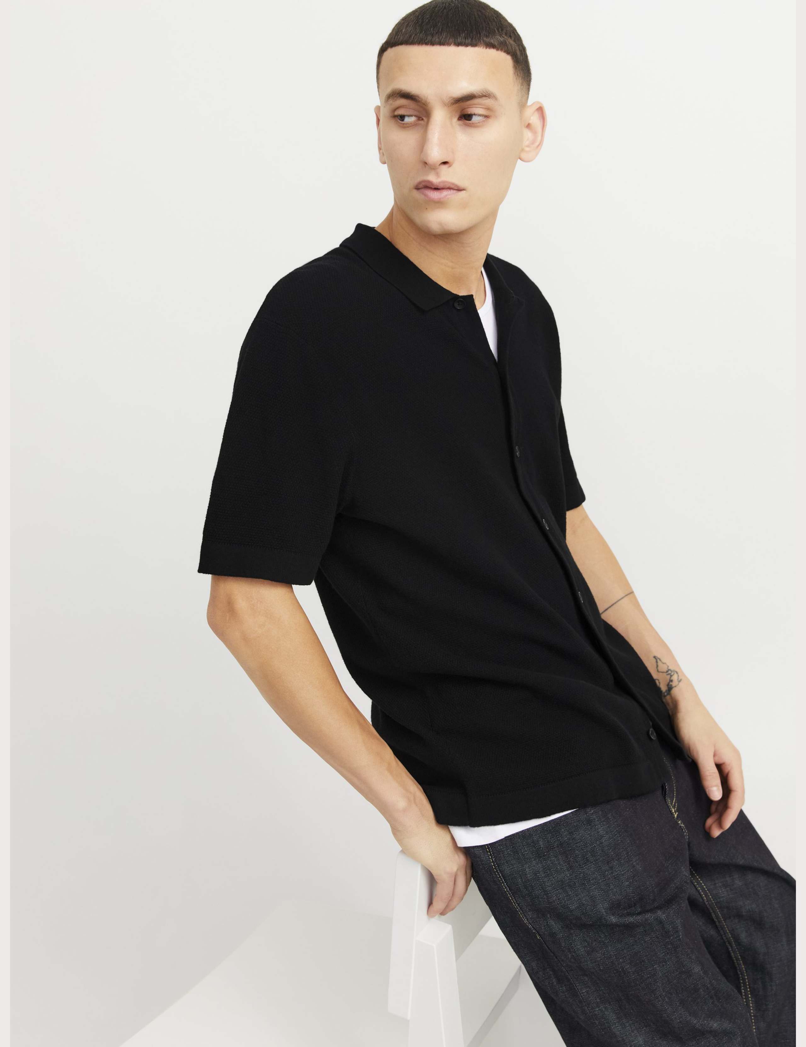 Cotton Rich Knitted Shirt 6 of 8