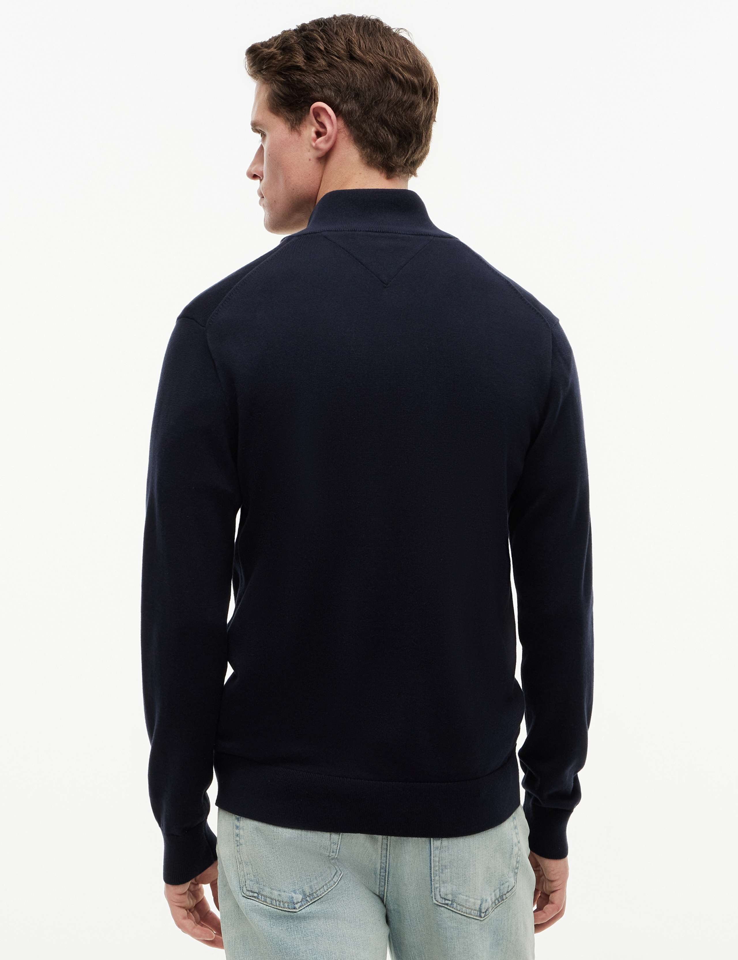 Pure Cotton Zip Up Funnel Neck Cardigan 5 of 7