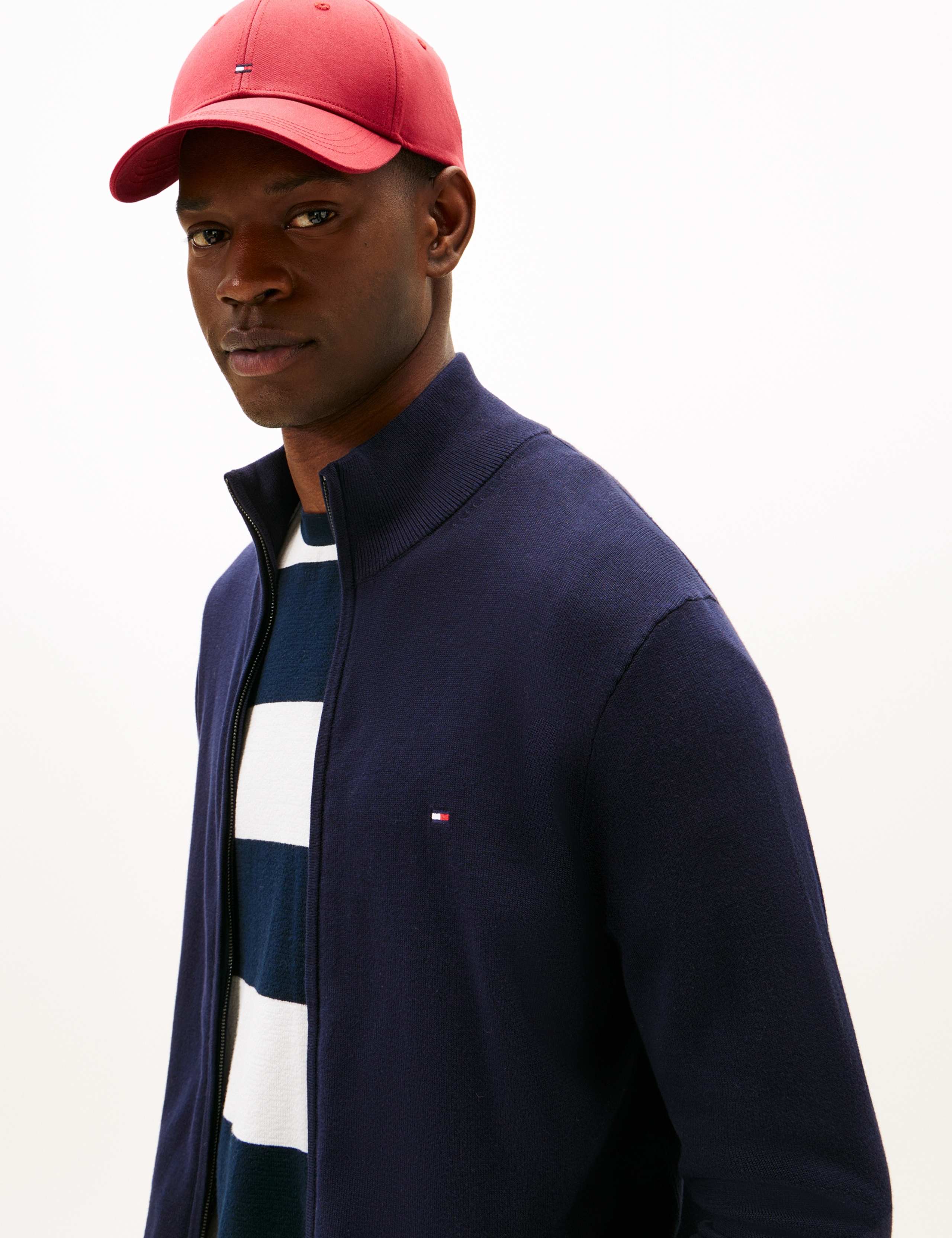 Pure Cotton Zip Up Funnel Neck Cardigan 6 of 7