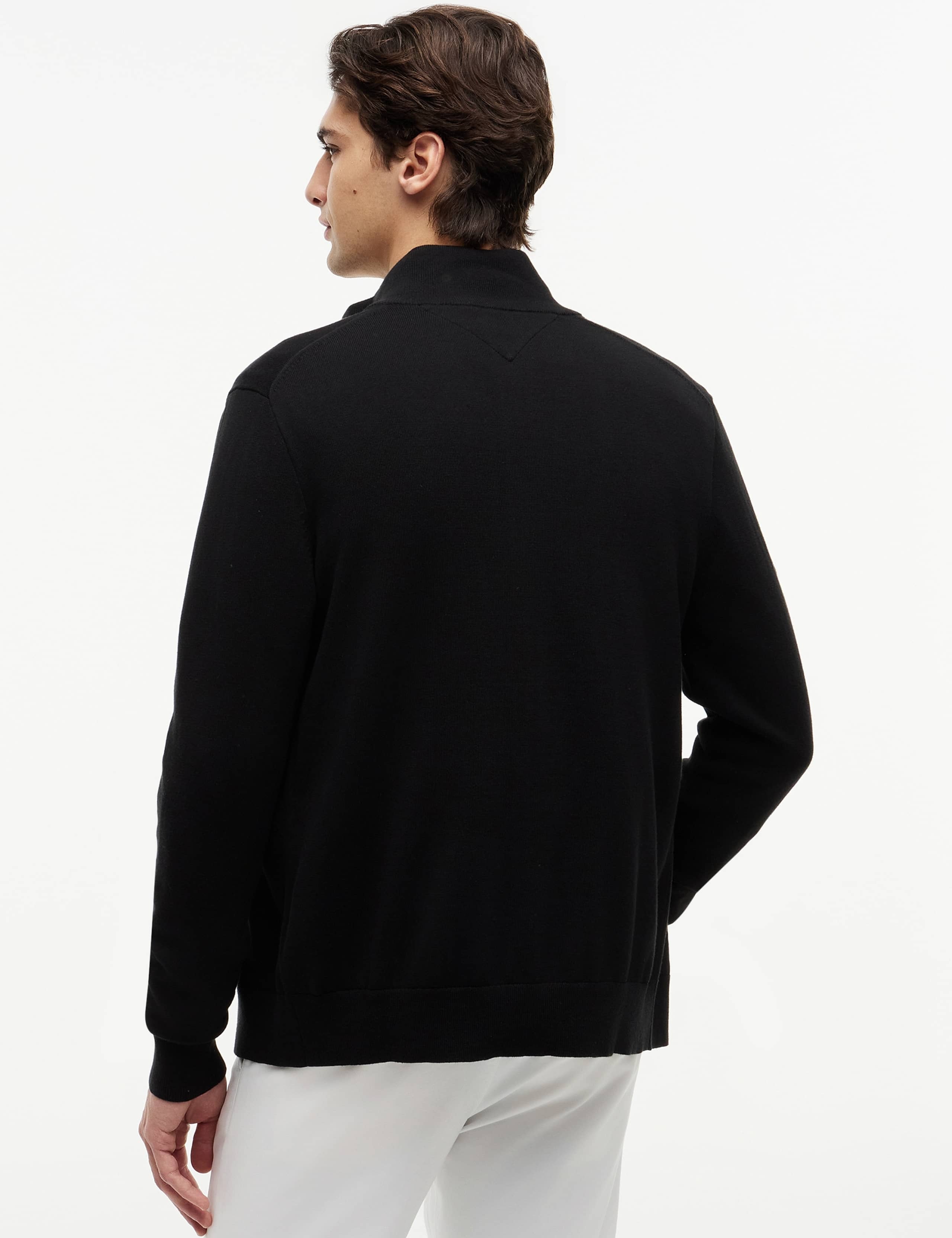 Pure Cotton Zip Up Funnel Neck Cardigan 6 of 6