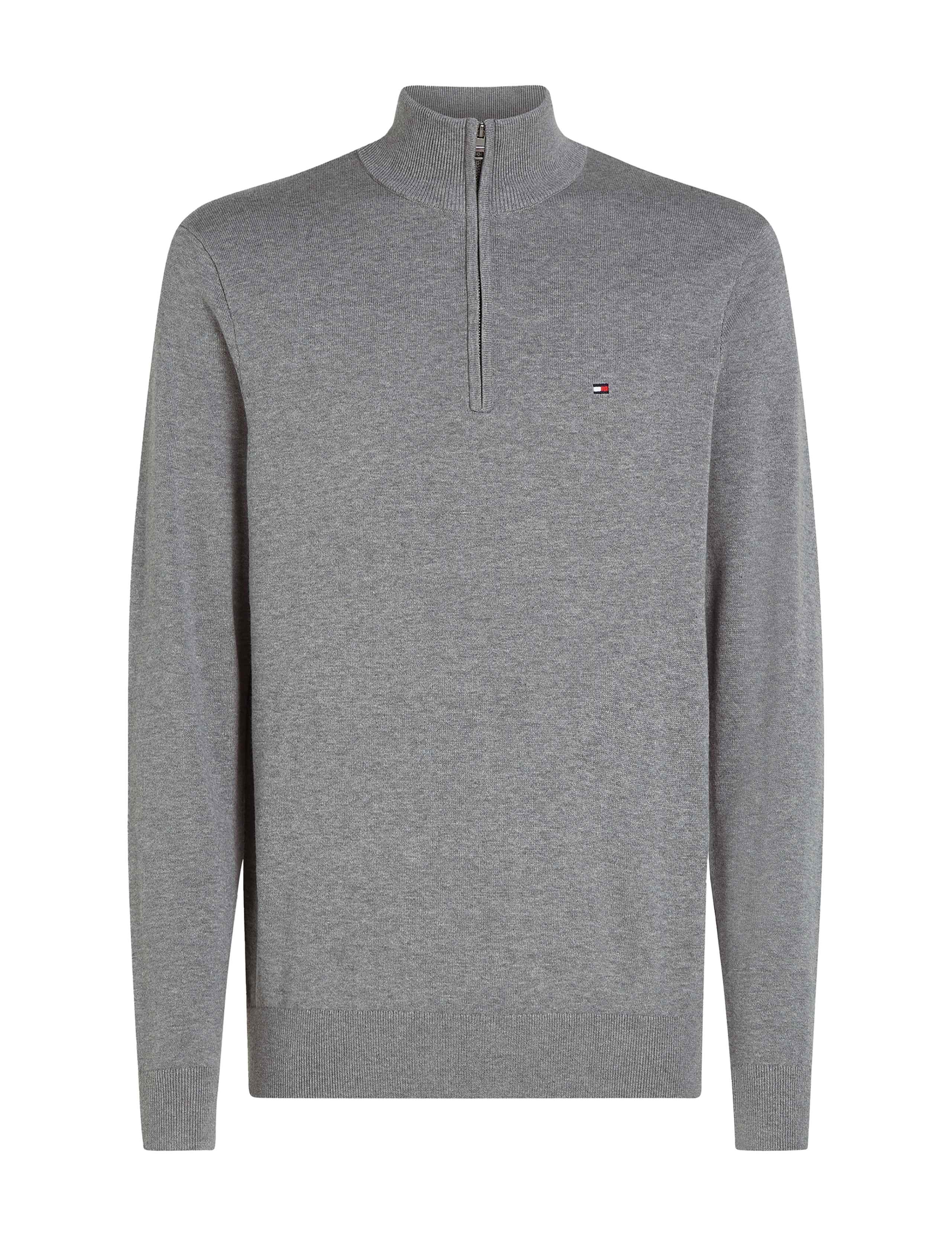 Pure Cotton Half Zip Jumper 6 of 7
