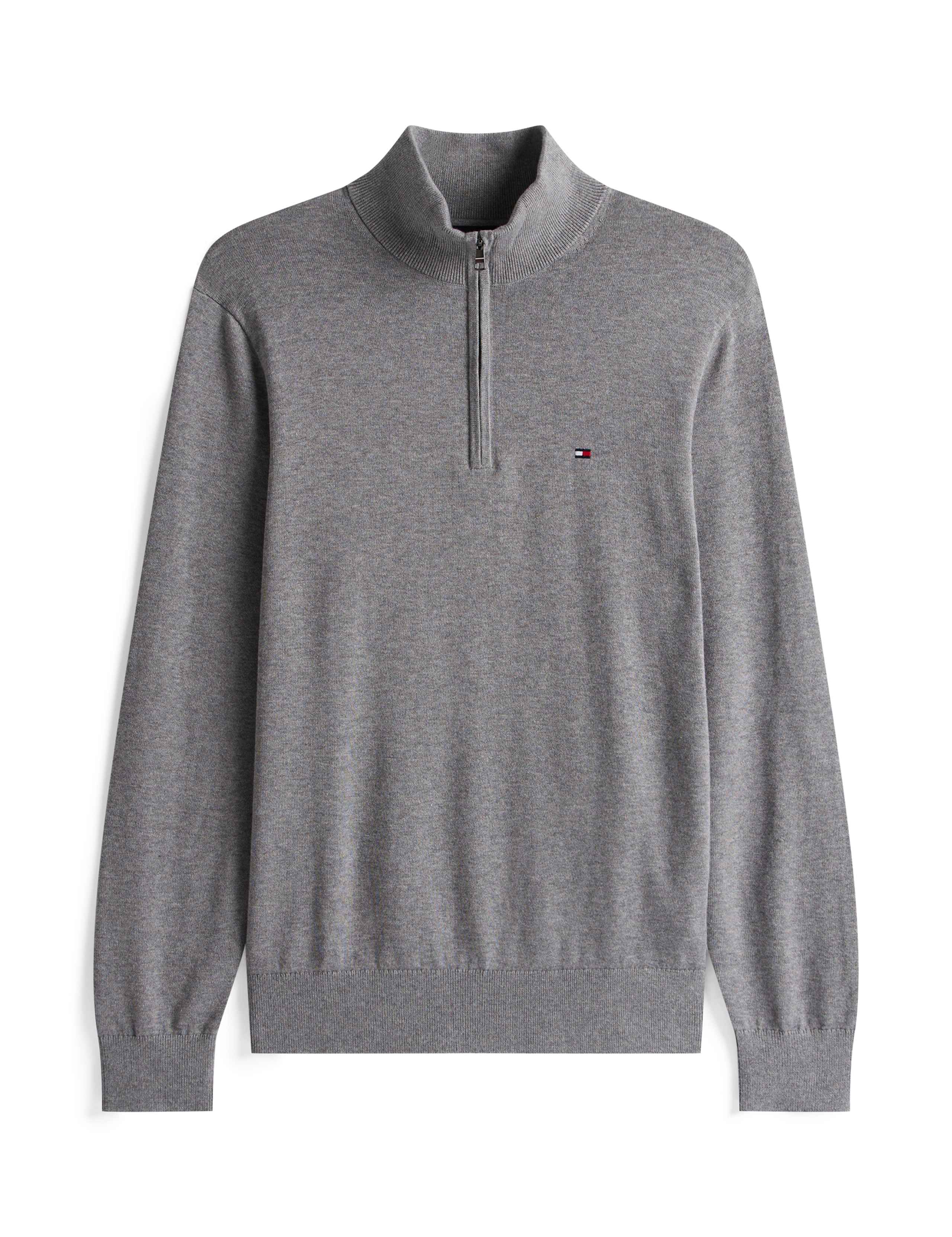Pure Cotton Half Zip Jumper 2 of 7