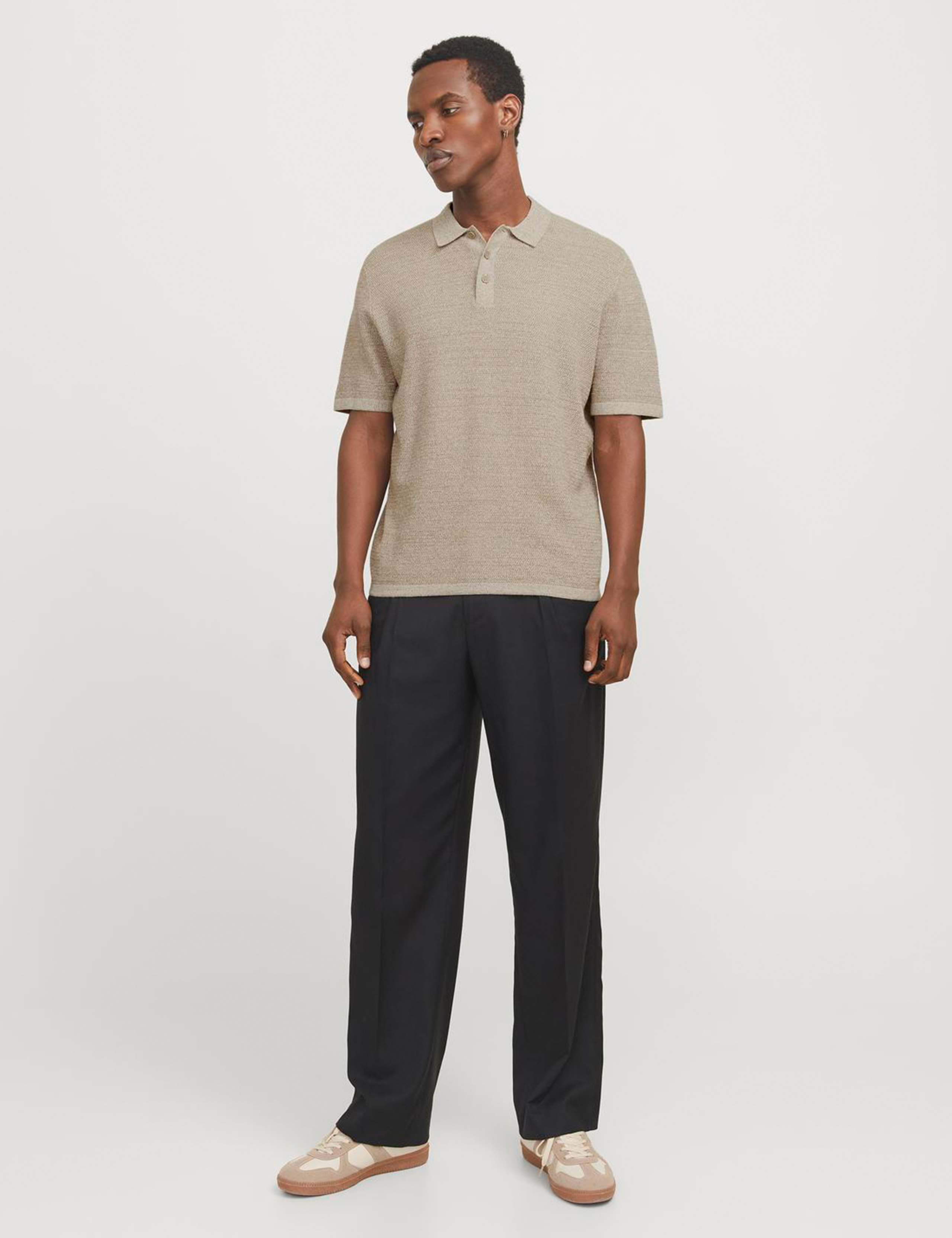 Cotton Rich Textured Polo Shirt 3 of 4