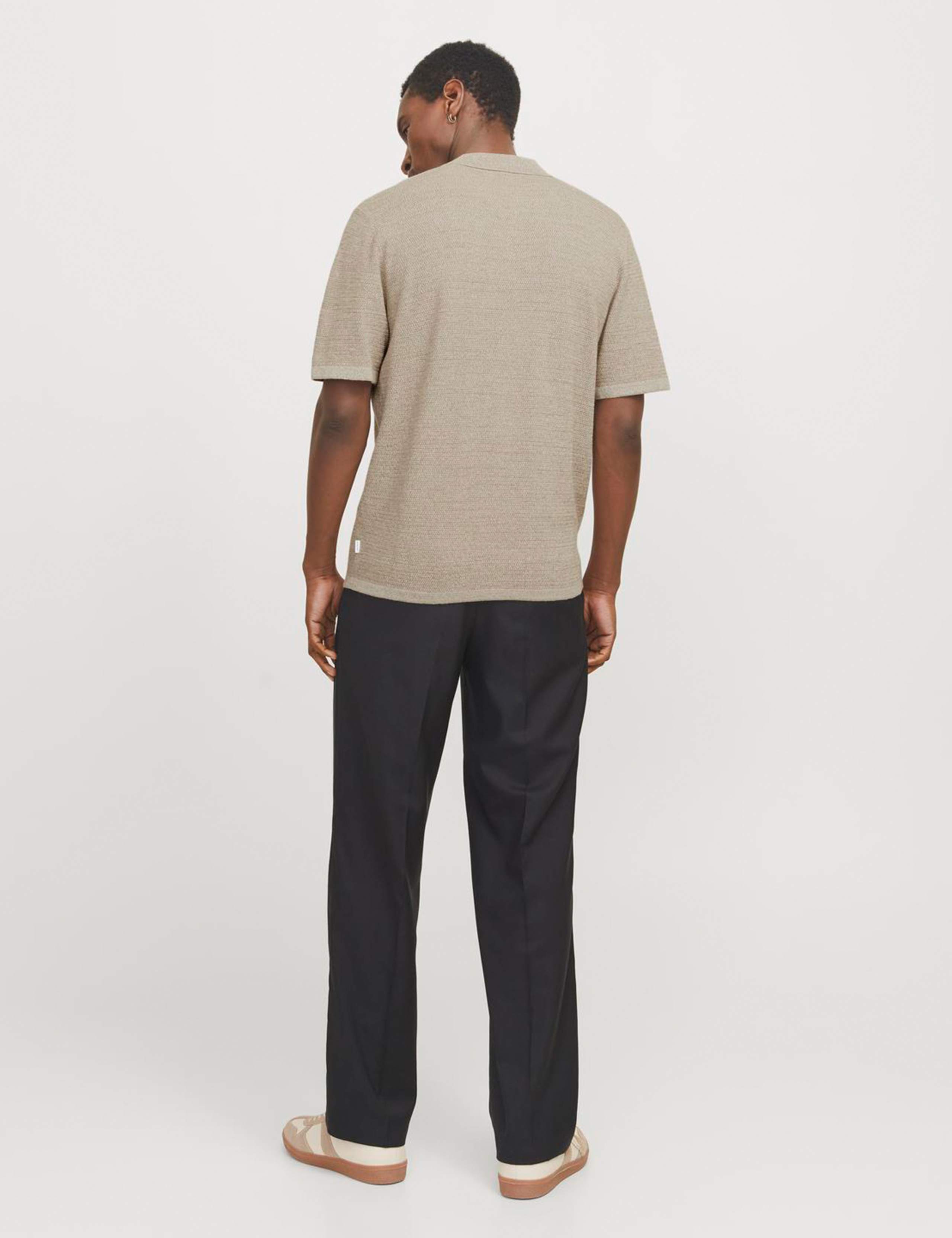 Cotton Rich Textured Polo Shirt 4 of 4