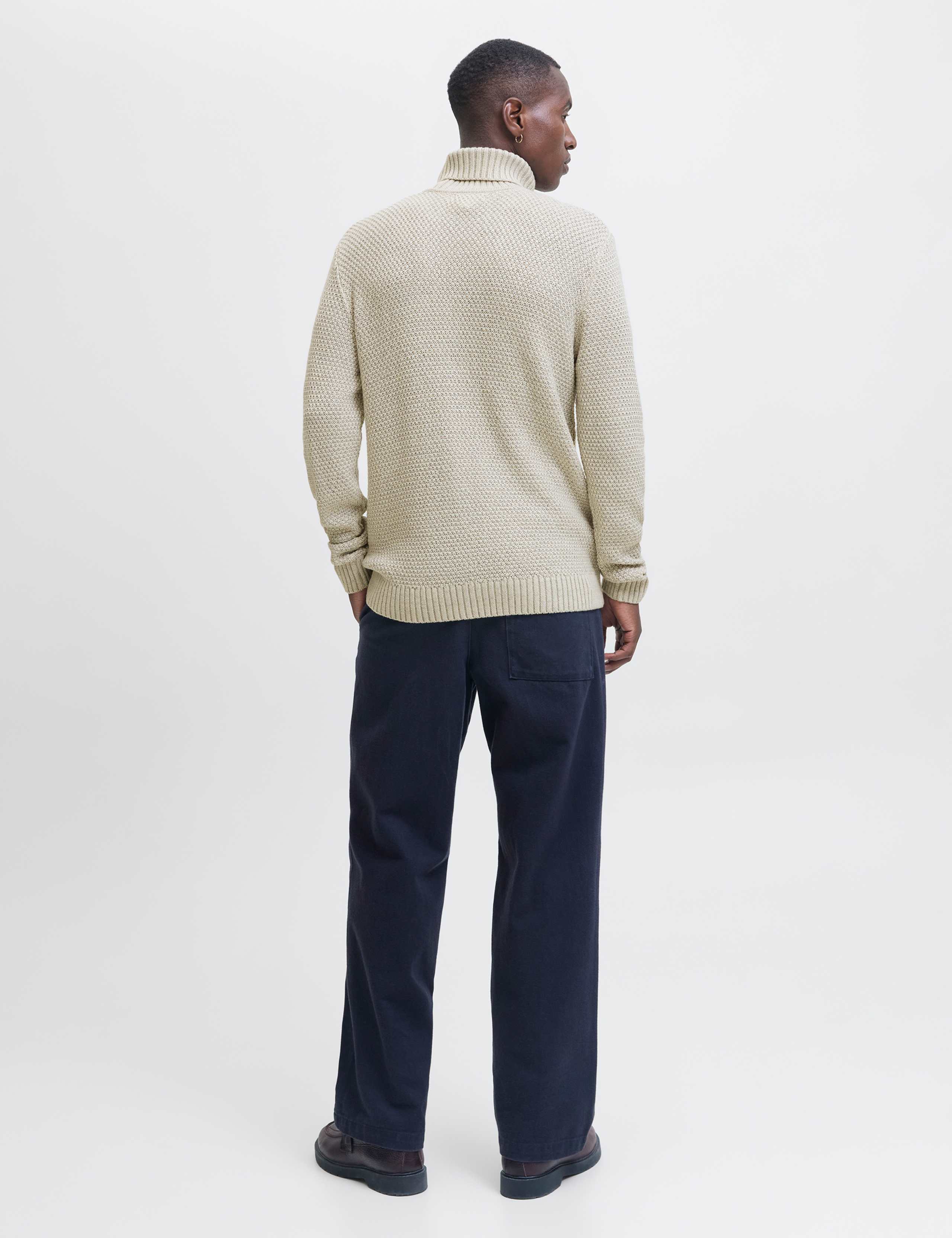 Cable Knit Roll Neck Jumper 4 of 7