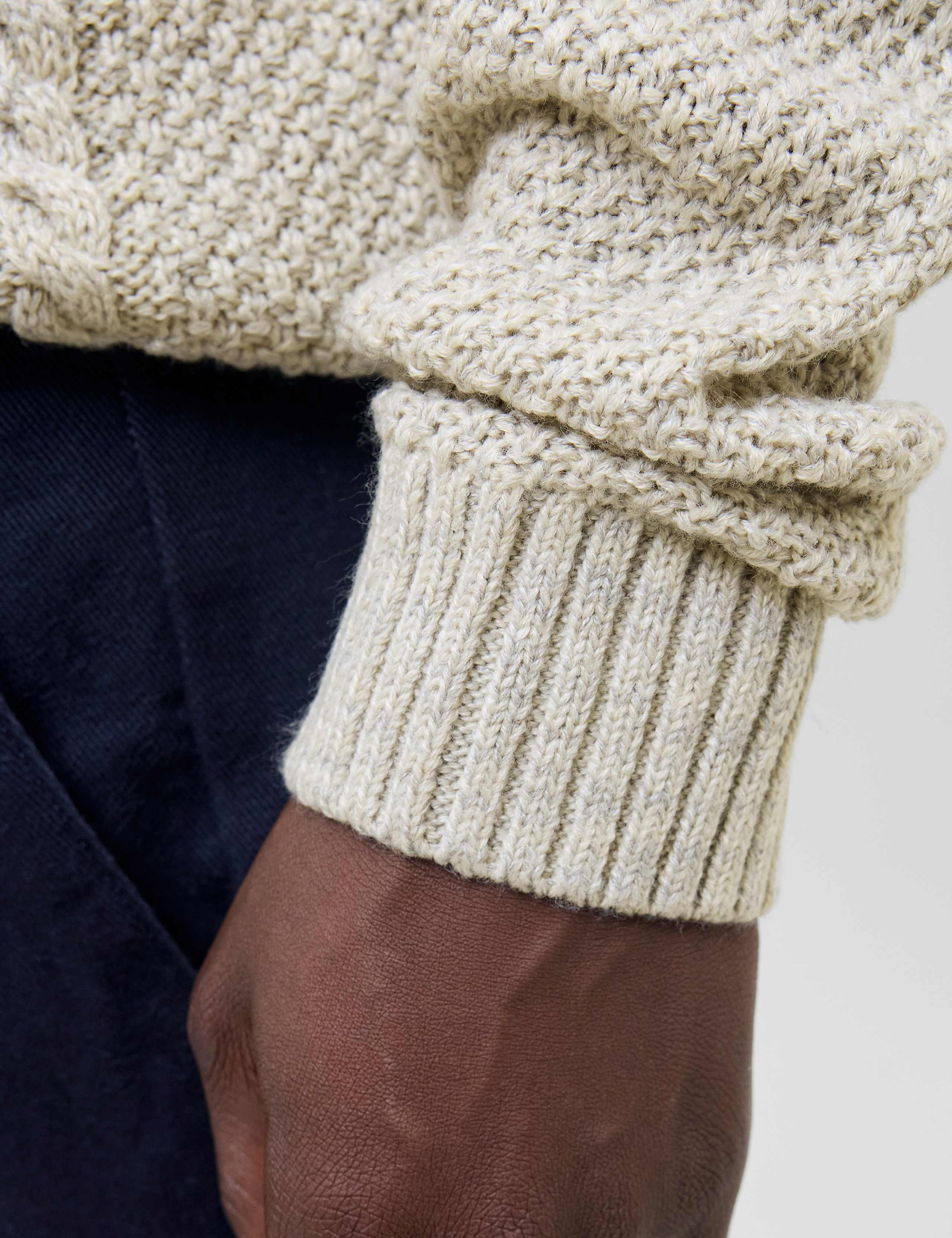 Cable Knit Roll Neck Jumper 6 of 7