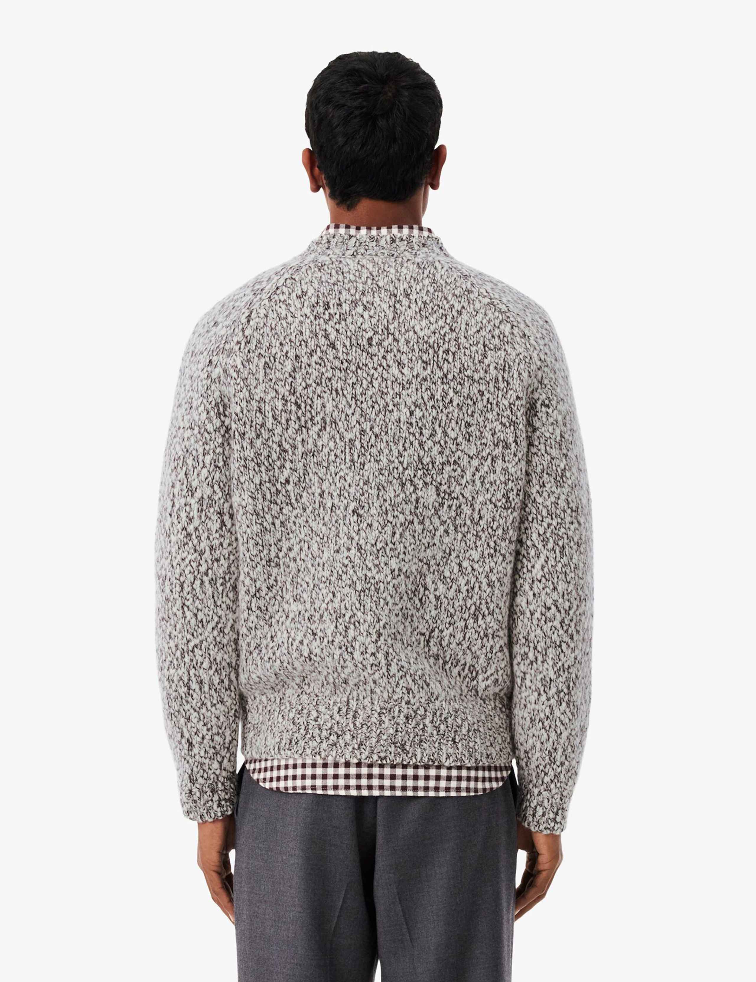 Wool Rich Textured Crew Neck Jumper 4 of 4
