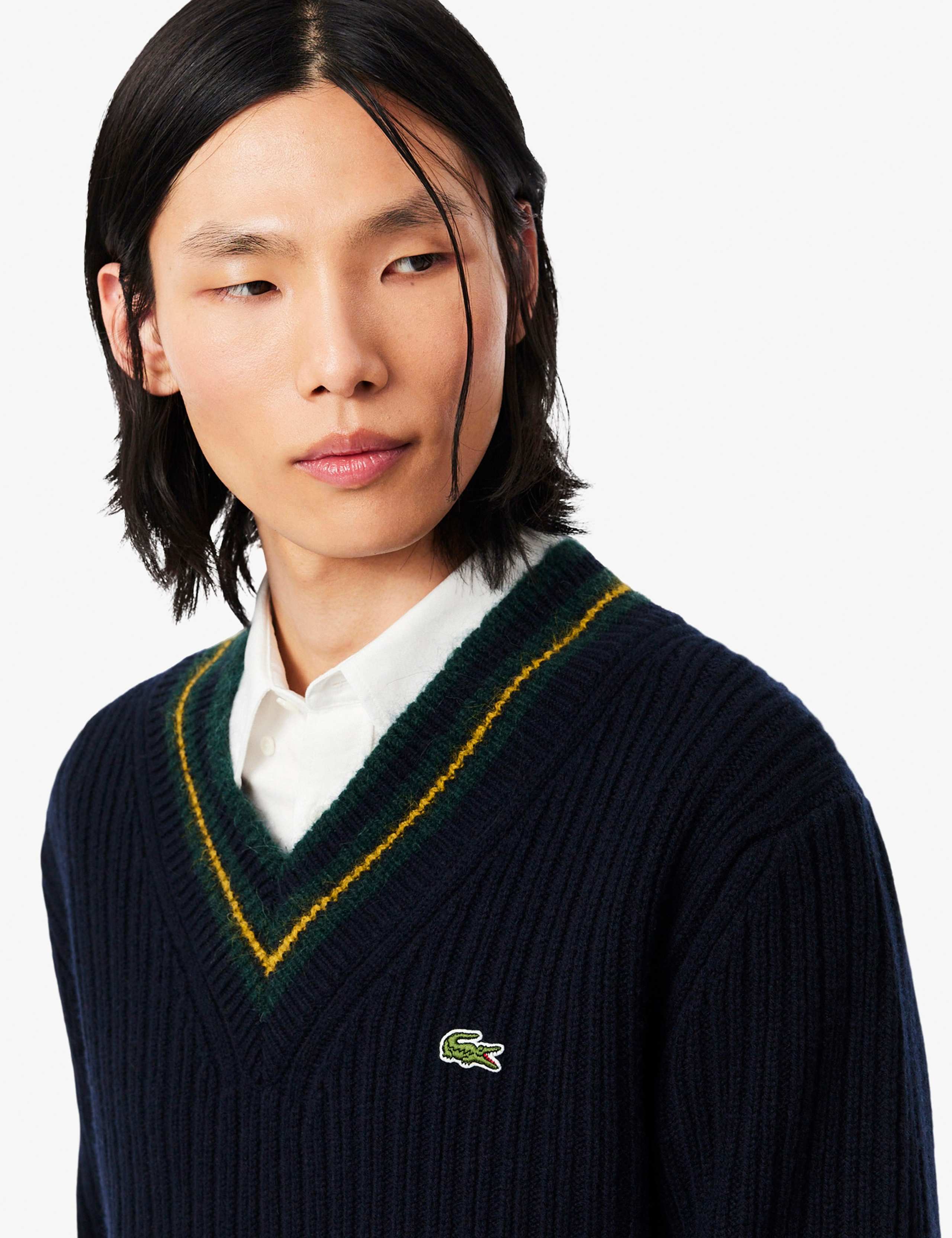 Pure Wool V-Neck Jumper 5 of 7