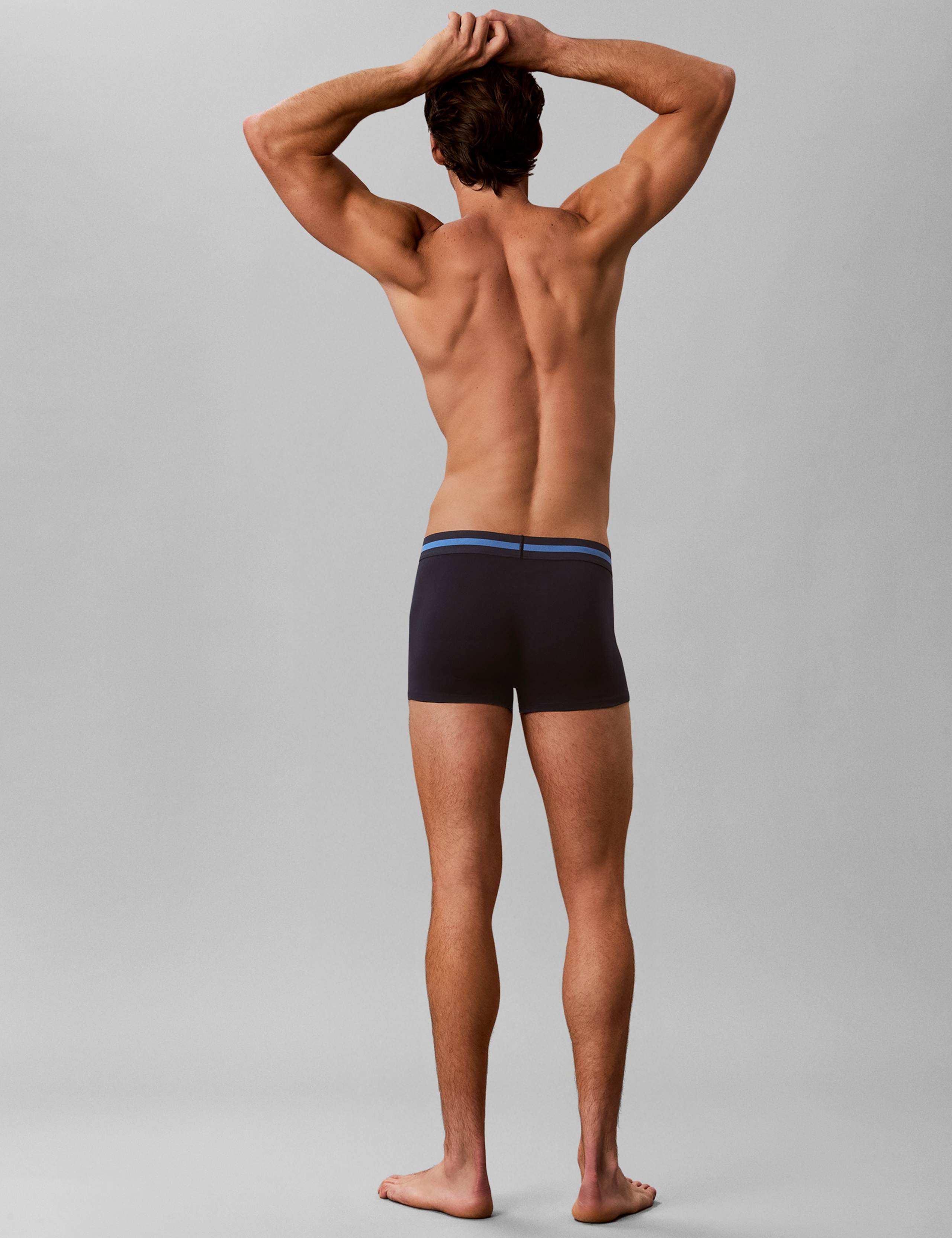 3 Pack Cotton Rich Graphic Monogram Trunks 3 of 6