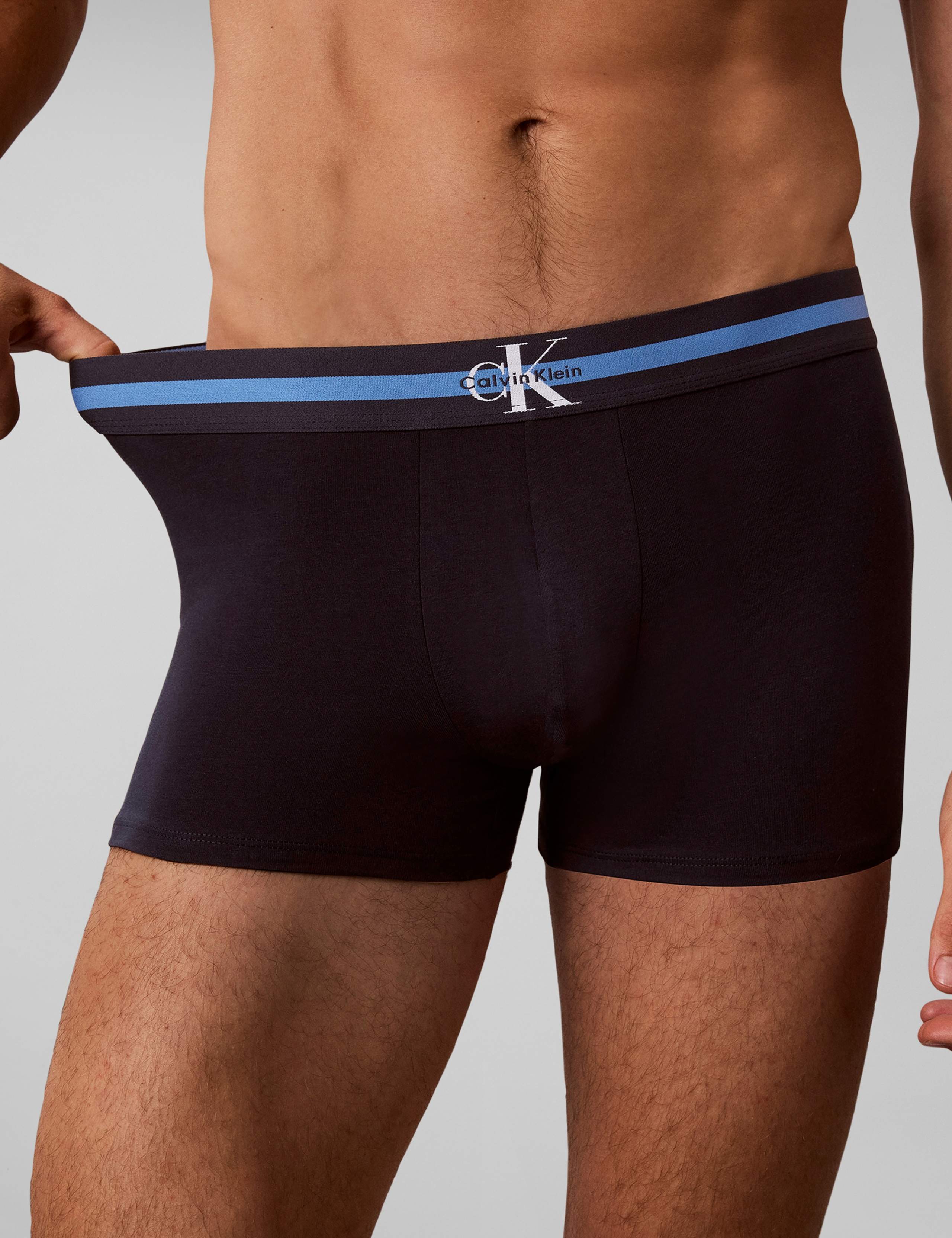 3 Pack Cotton Rich Graphic Monogram Trunks 6 of 6