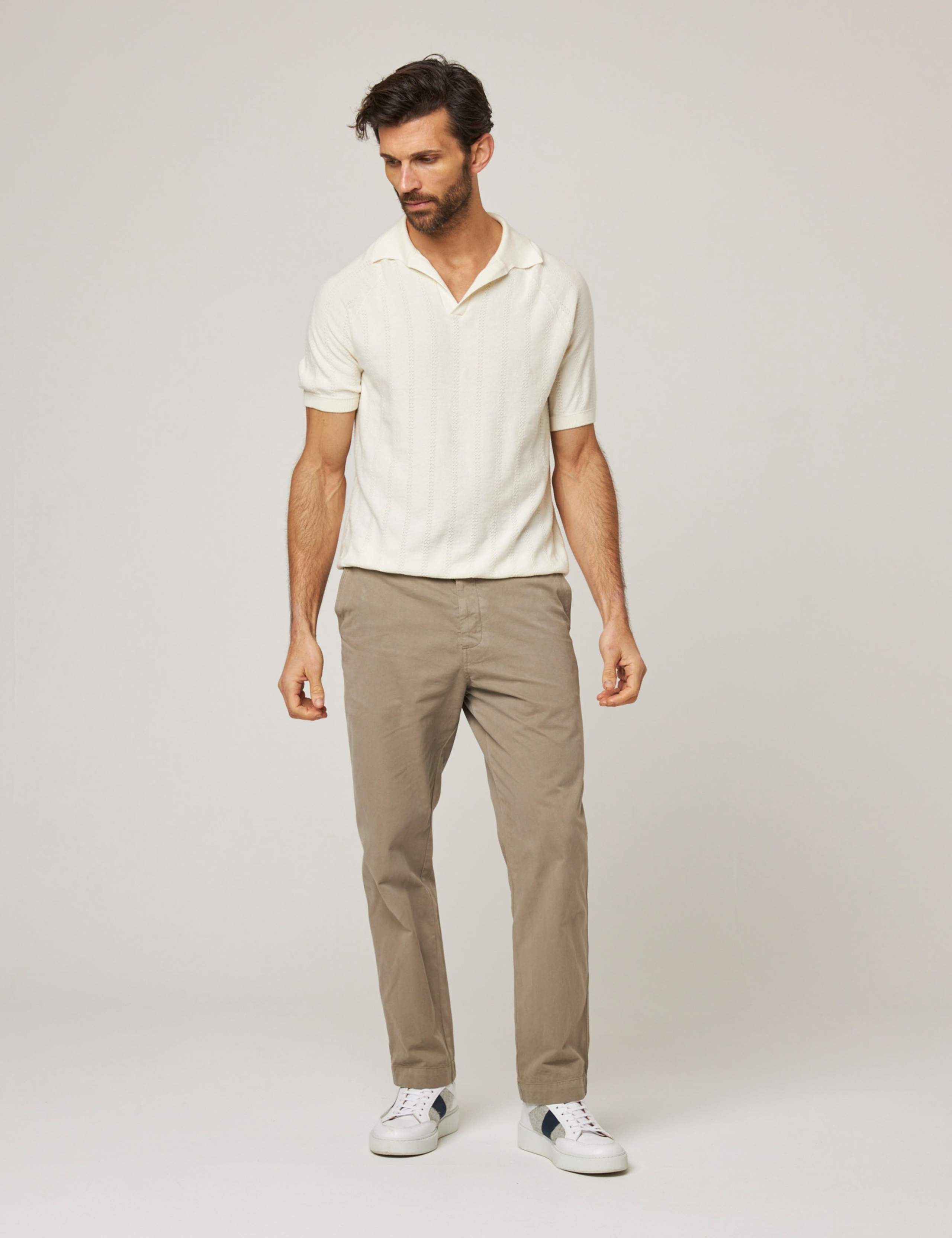 Pure Cotton Textured Polo Shirt 2 of 5
