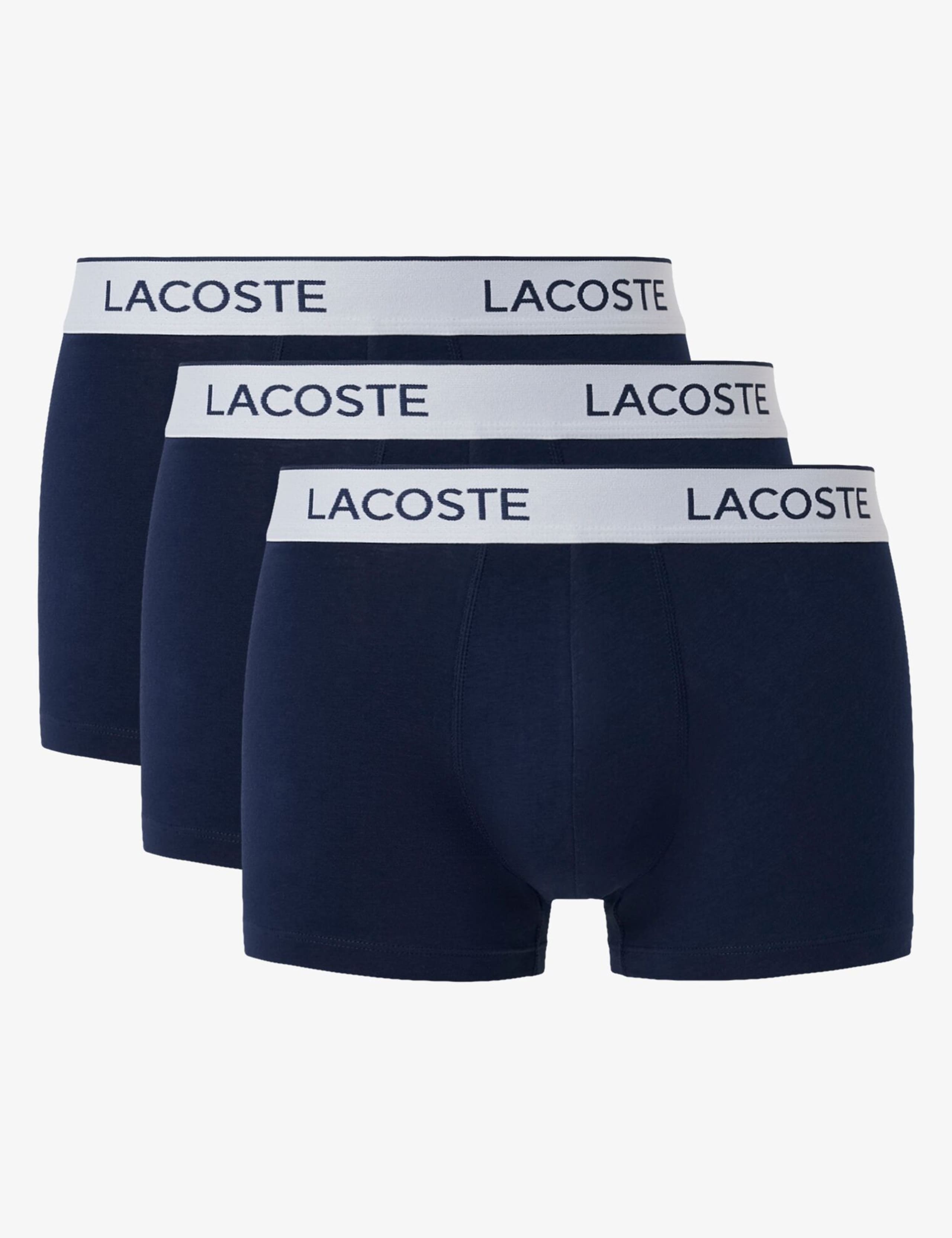 3 Pack Cotton Stretch Jersey Logo Trunks 1 of 6