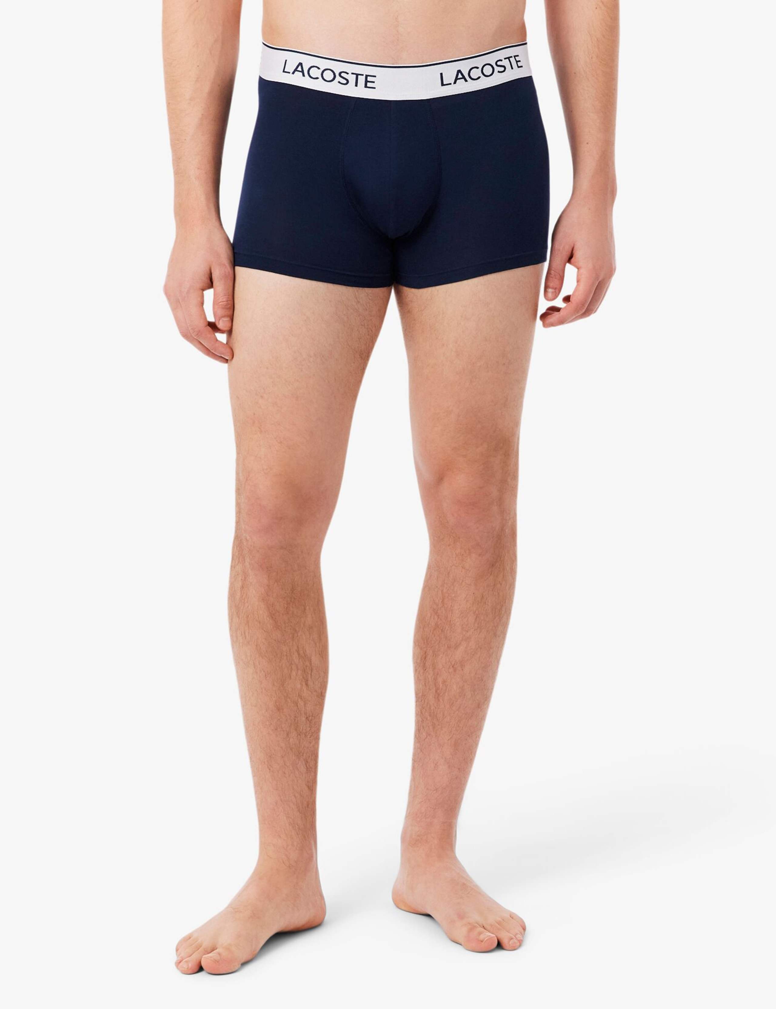 3 Pack Cotton Stretch Jersey Logo Trunks 2 of 6