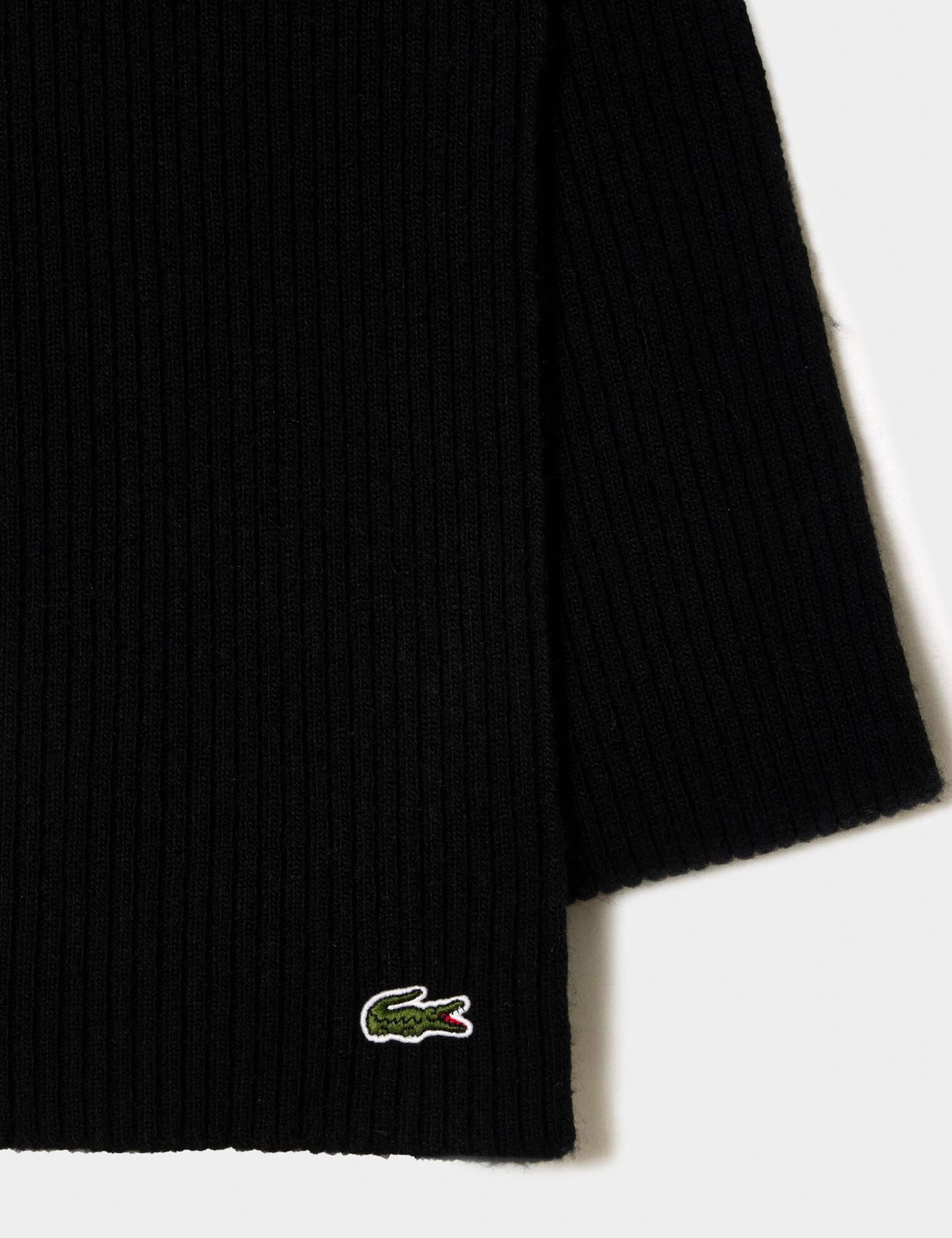 Pure Wool Ribbed Scarf 3 of 3