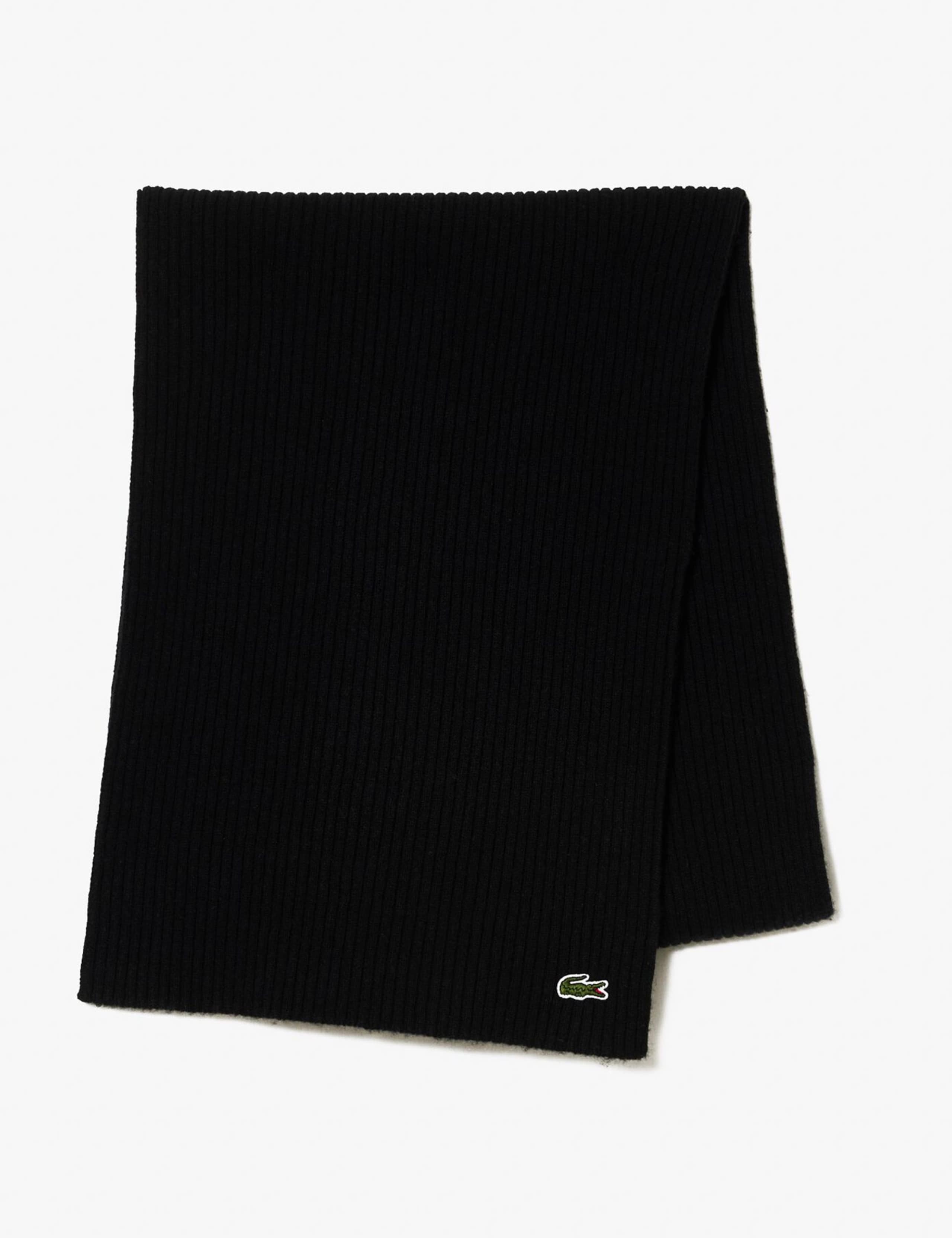 Pure Wool Ribbed Scarf 2 of 3