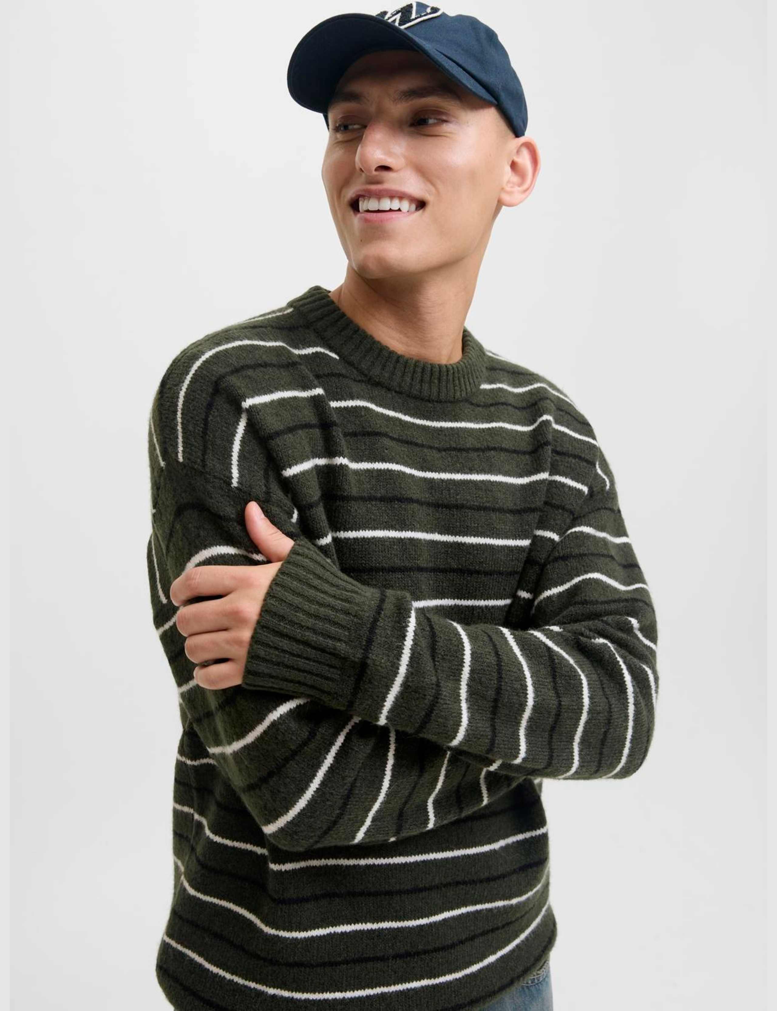 Striped Crew Neck Jumper 5 of 7
