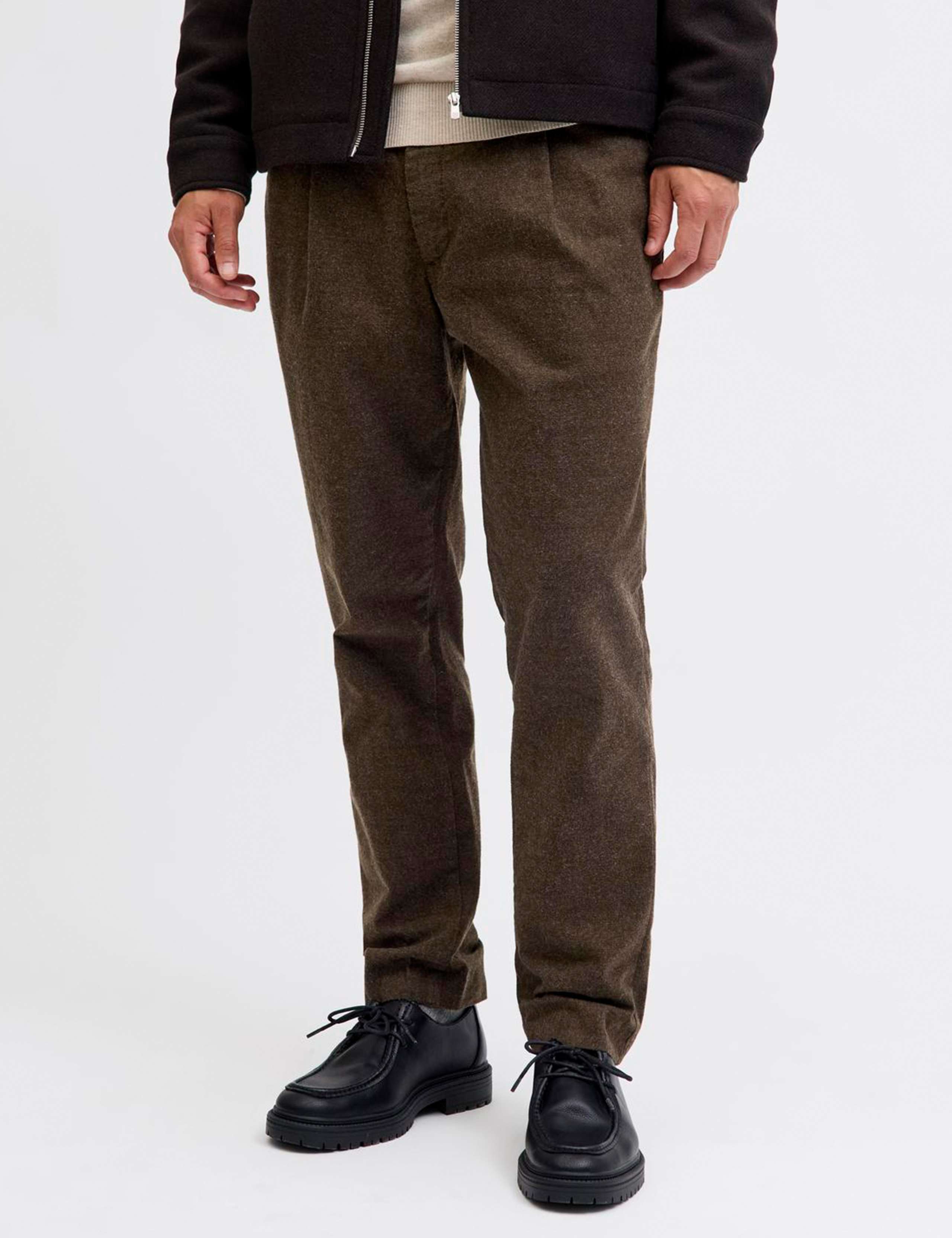 Regular Fit Elasticated Waist Trousers 1 of 6