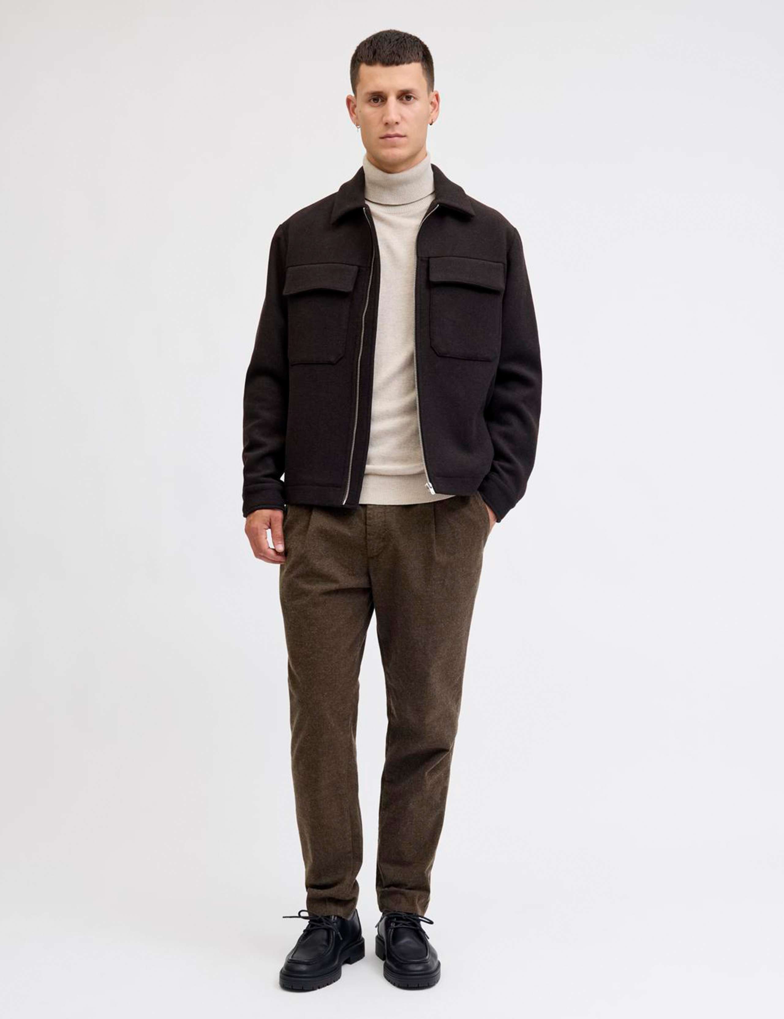 Regular Fit Elasticated Waist Trousers 3 of 6