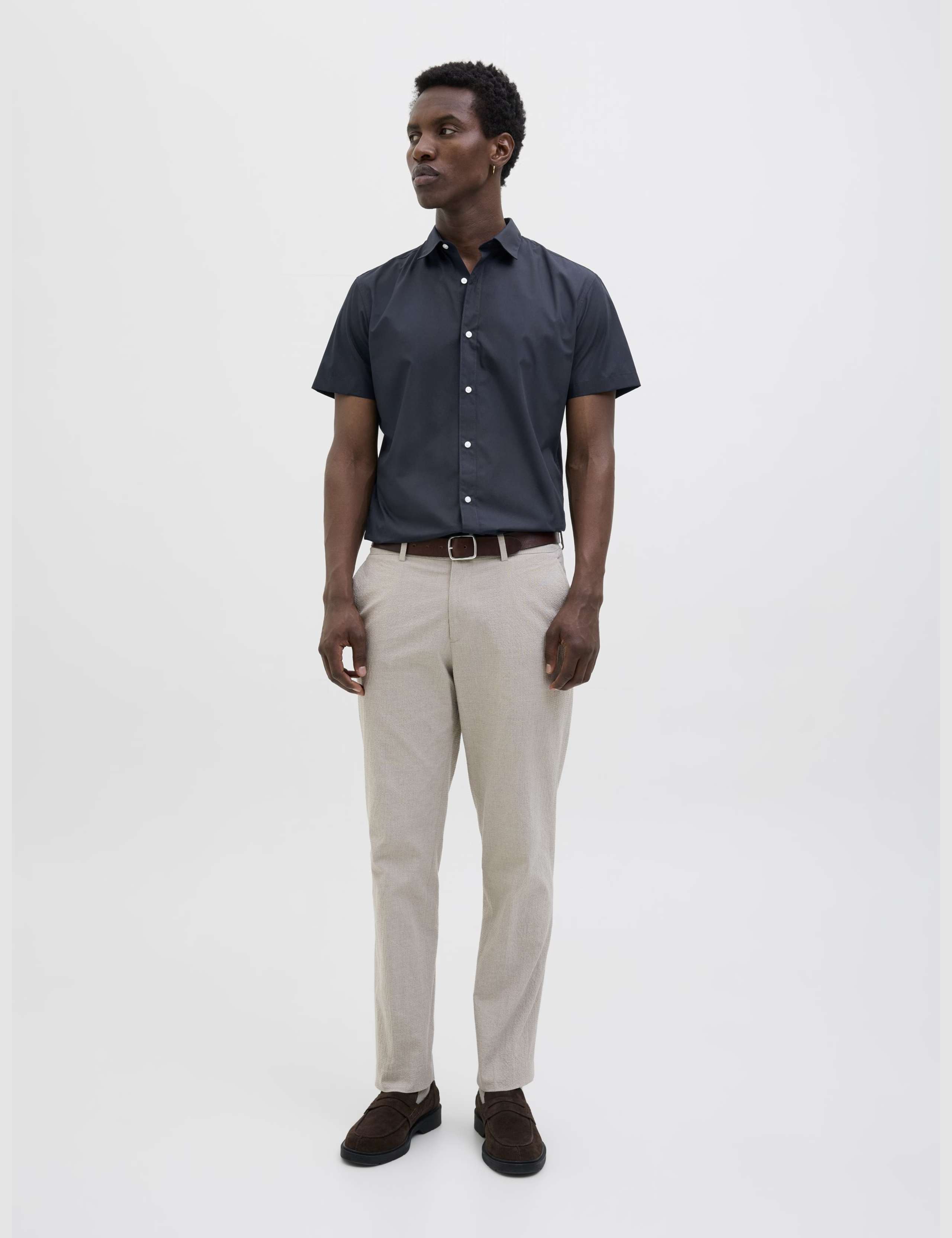 Cotton Blend Oxford Shirt 3 of 7