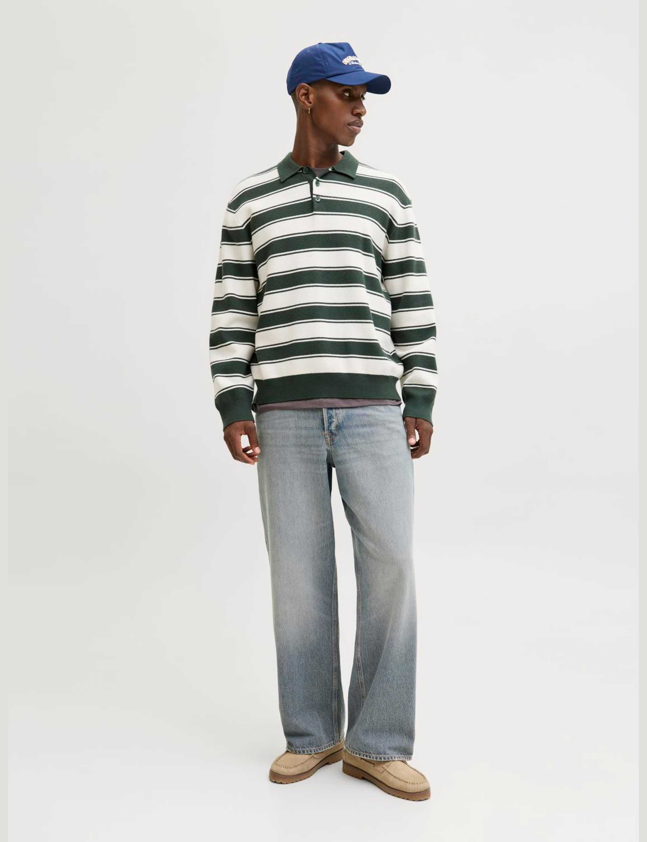 Striped Knitted Rugby Shirt 2 of 5