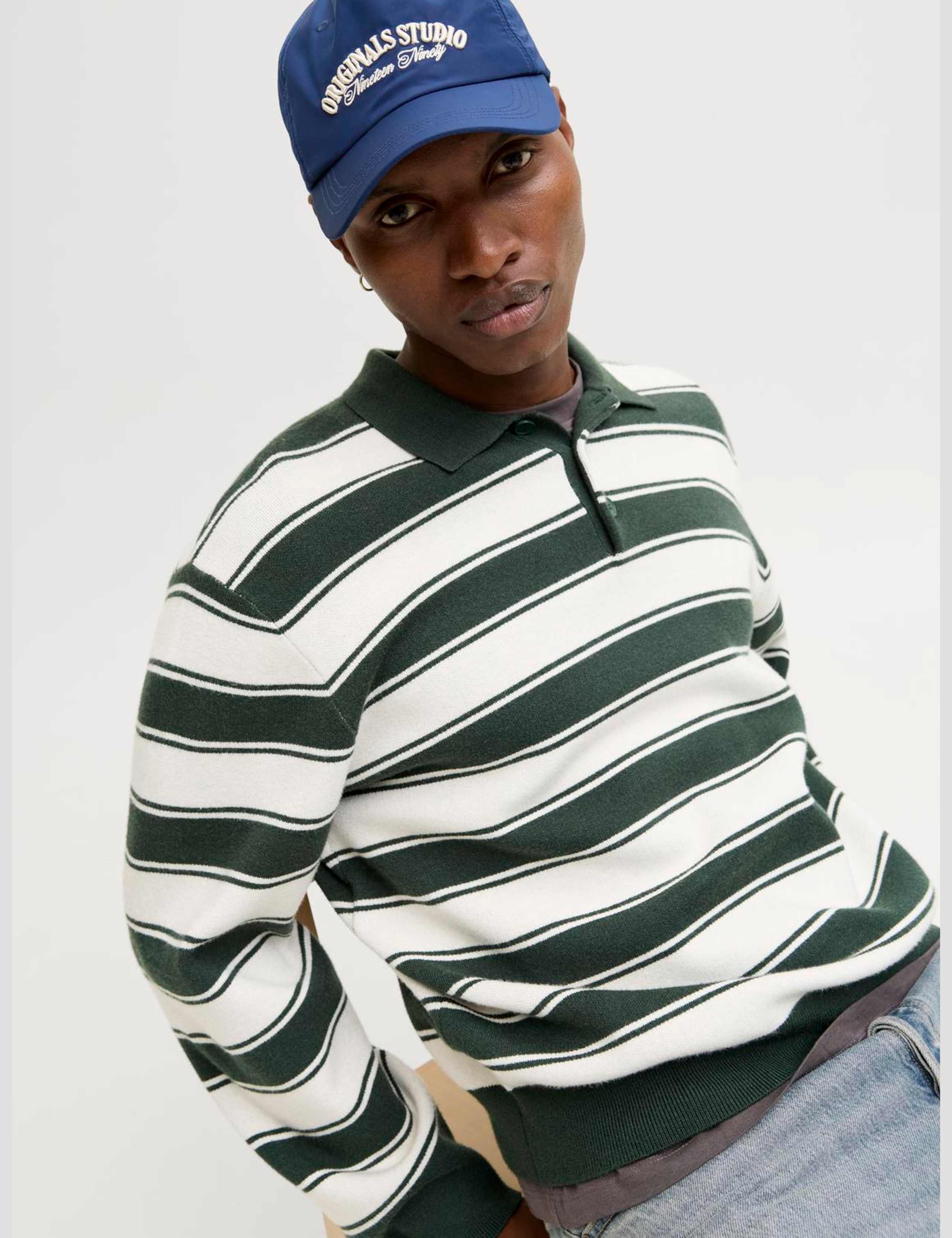 Striped Knitted Rugby Shirt 4 of 5