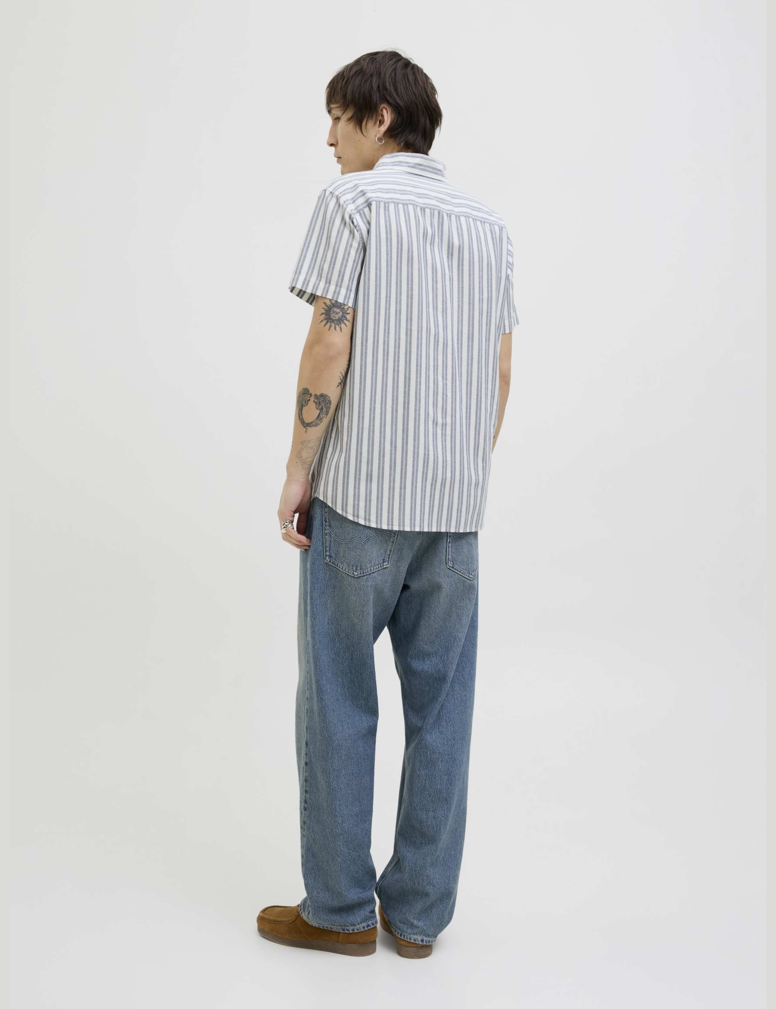 Pure Cotton Striped Oxford Shirt 3 of 8