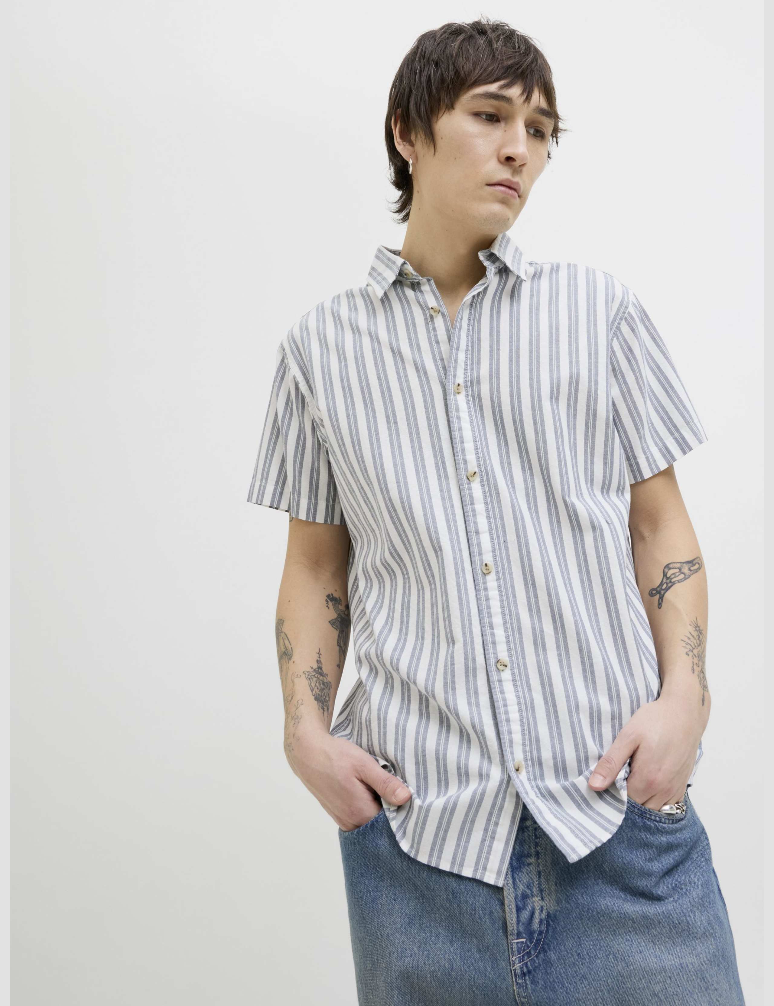 Pure Cotton Striped Oxford Shirt 4 of 8