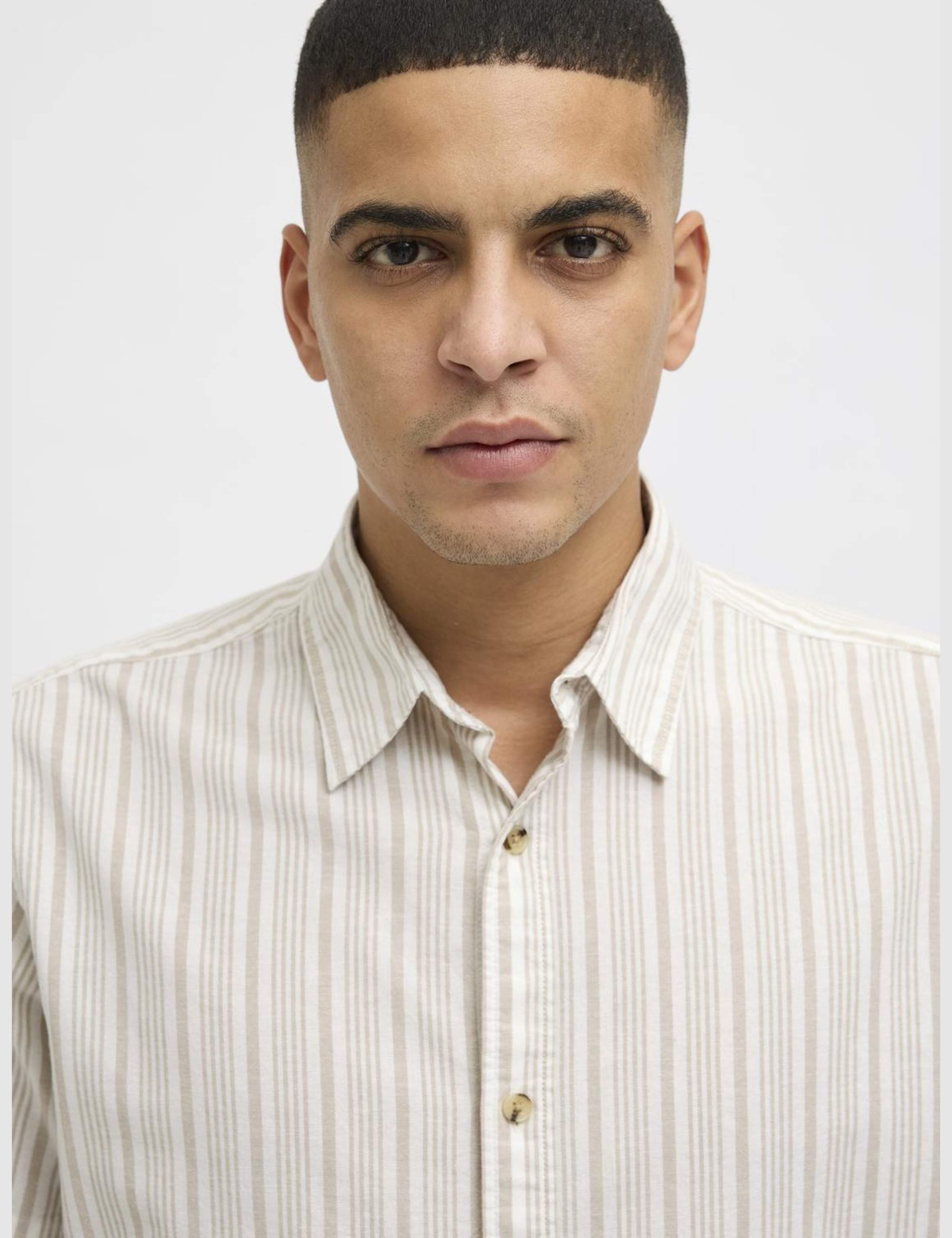 Pure Cotton Striped Oxford Shirt 6 of 8